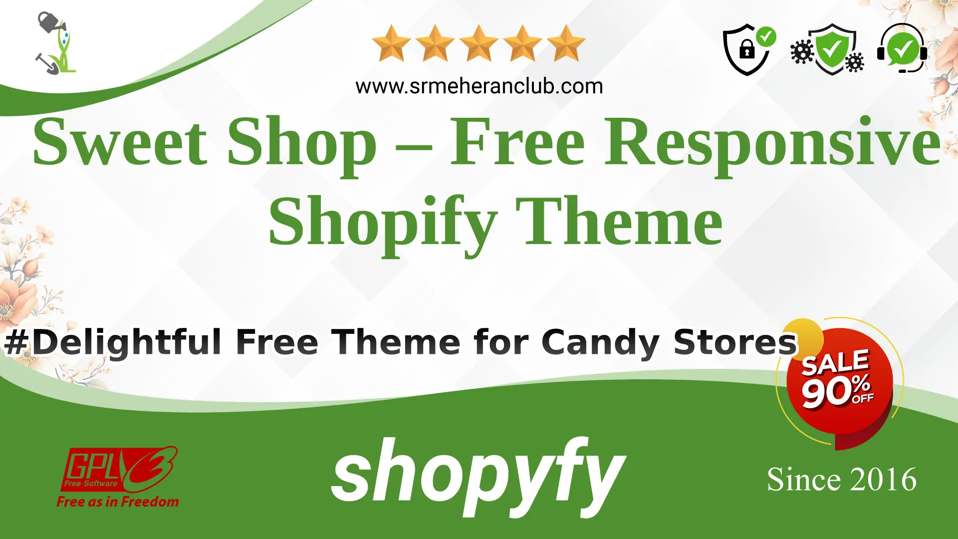 Sweet Shop – Free Responsive Shopify Theme — Theme by Templatemonster