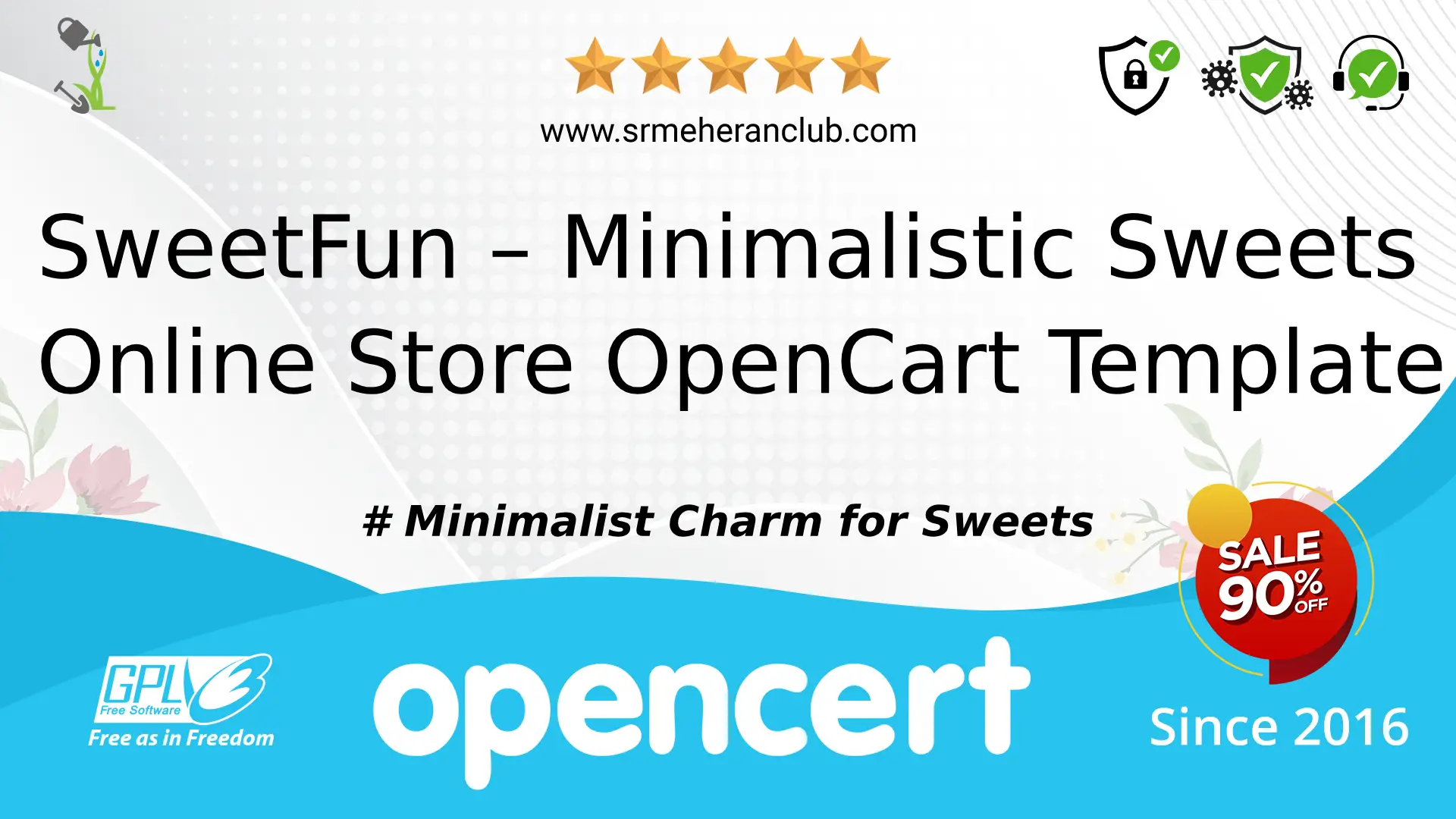 SweetFun – Minimalistic Sweets Online Store OpenCart Template