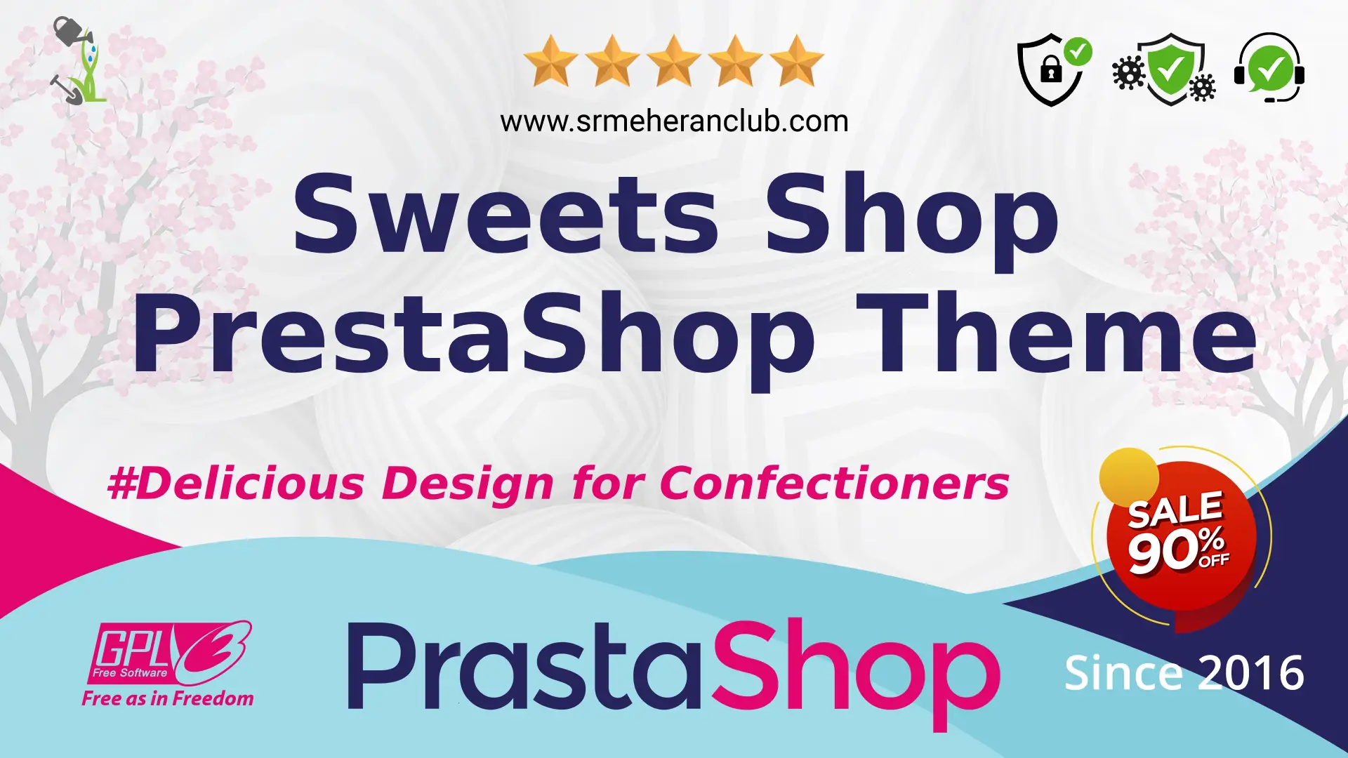 Sweets Shop PrestaShop Theme — Theme by Templatemonster