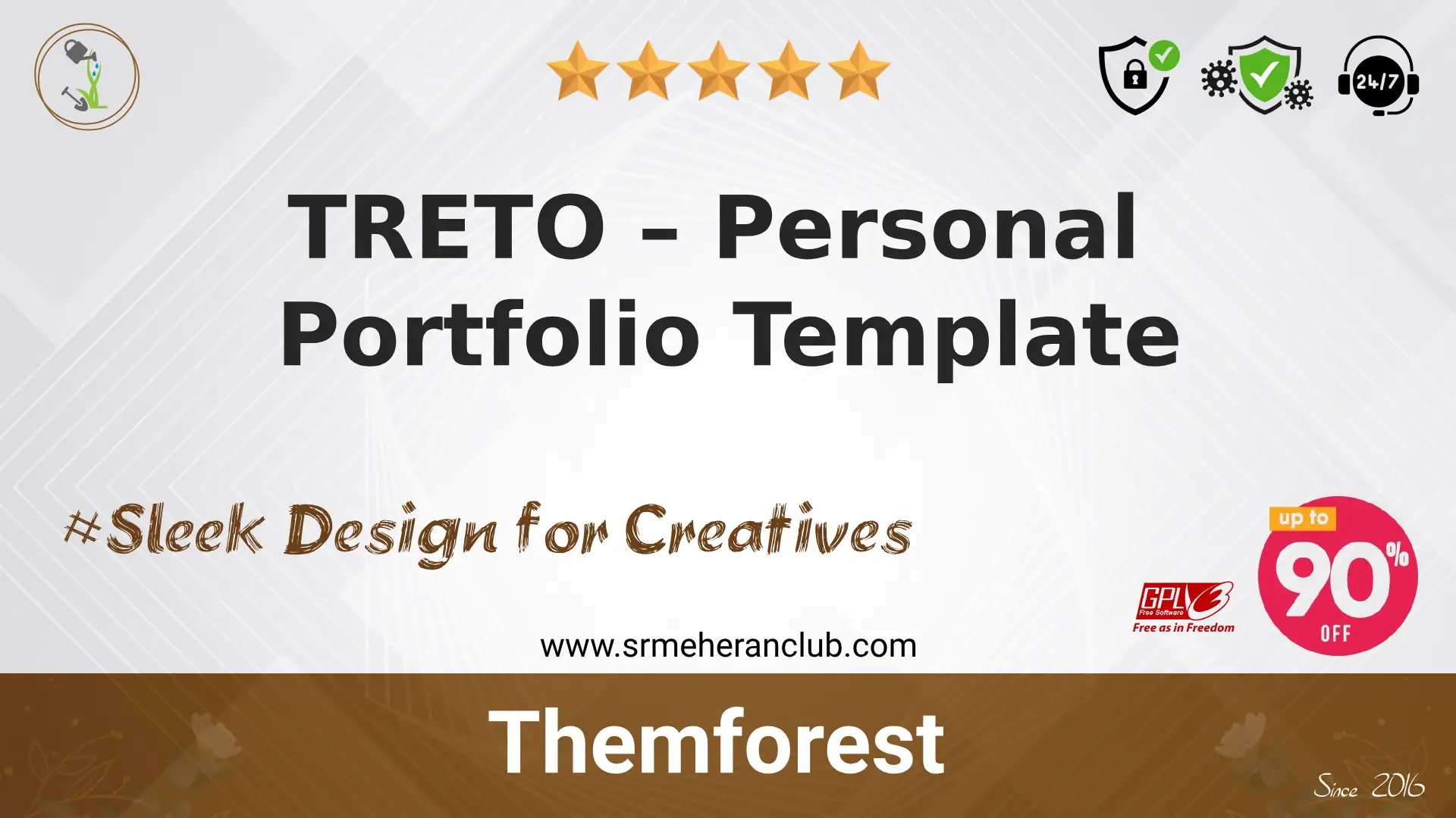 TRETO – Personal Portfolio Template