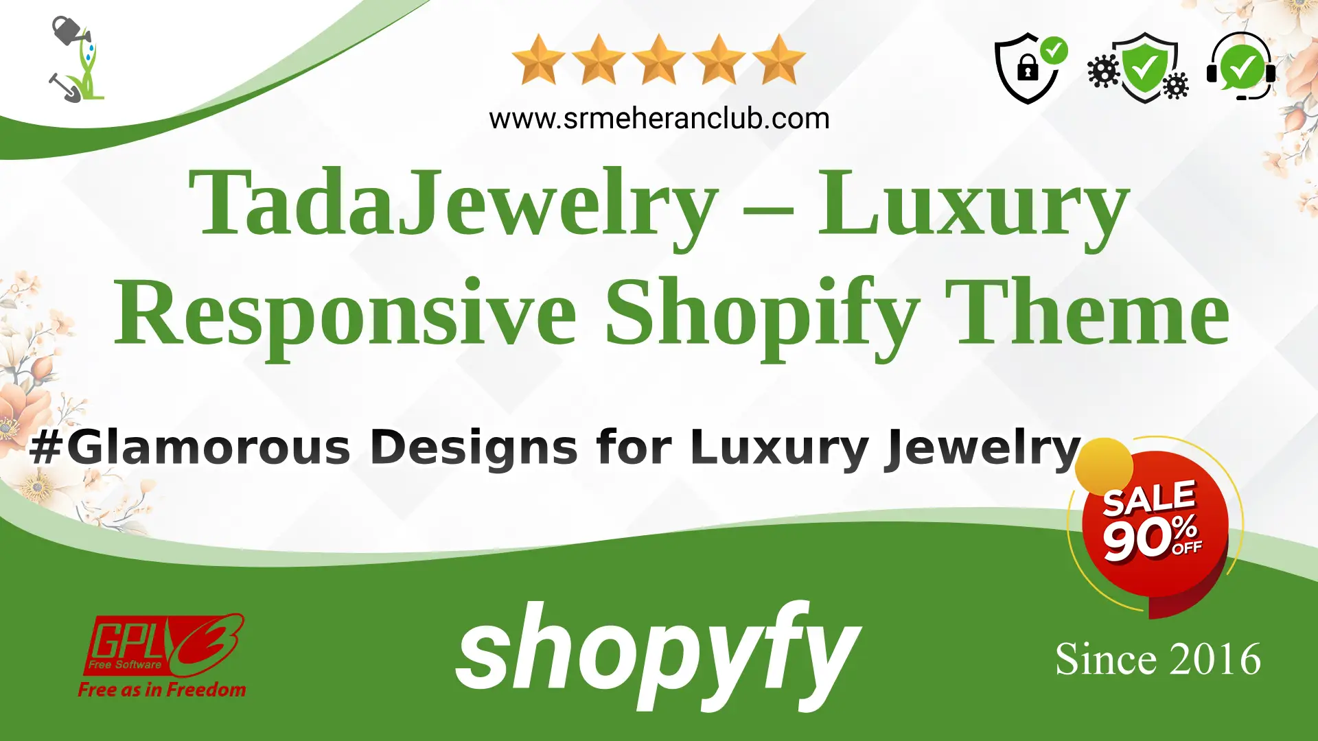 TadaJewelry – Luxury Responsive Shopify Theme — Theme by Templatemonster