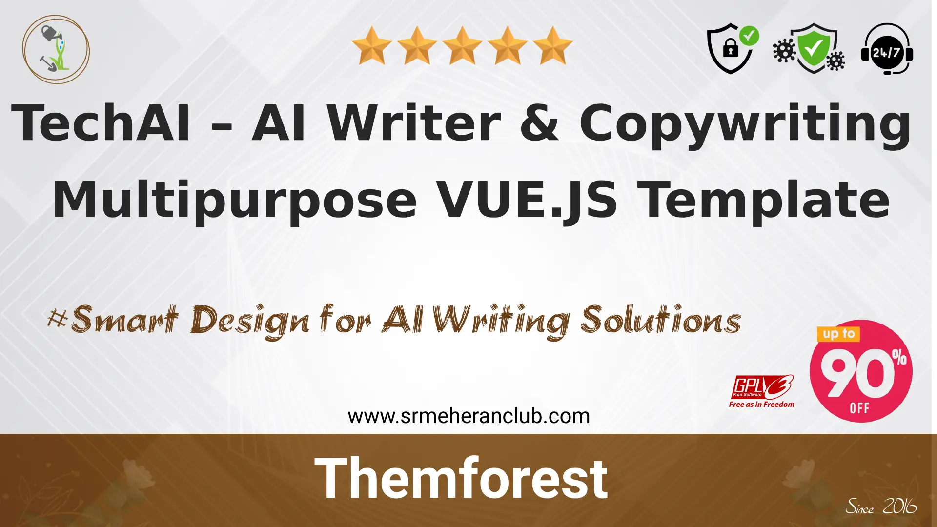 TechAI – AI Writer & Copywriting Multipurpose VUE.JS Template — Template by Themeforest