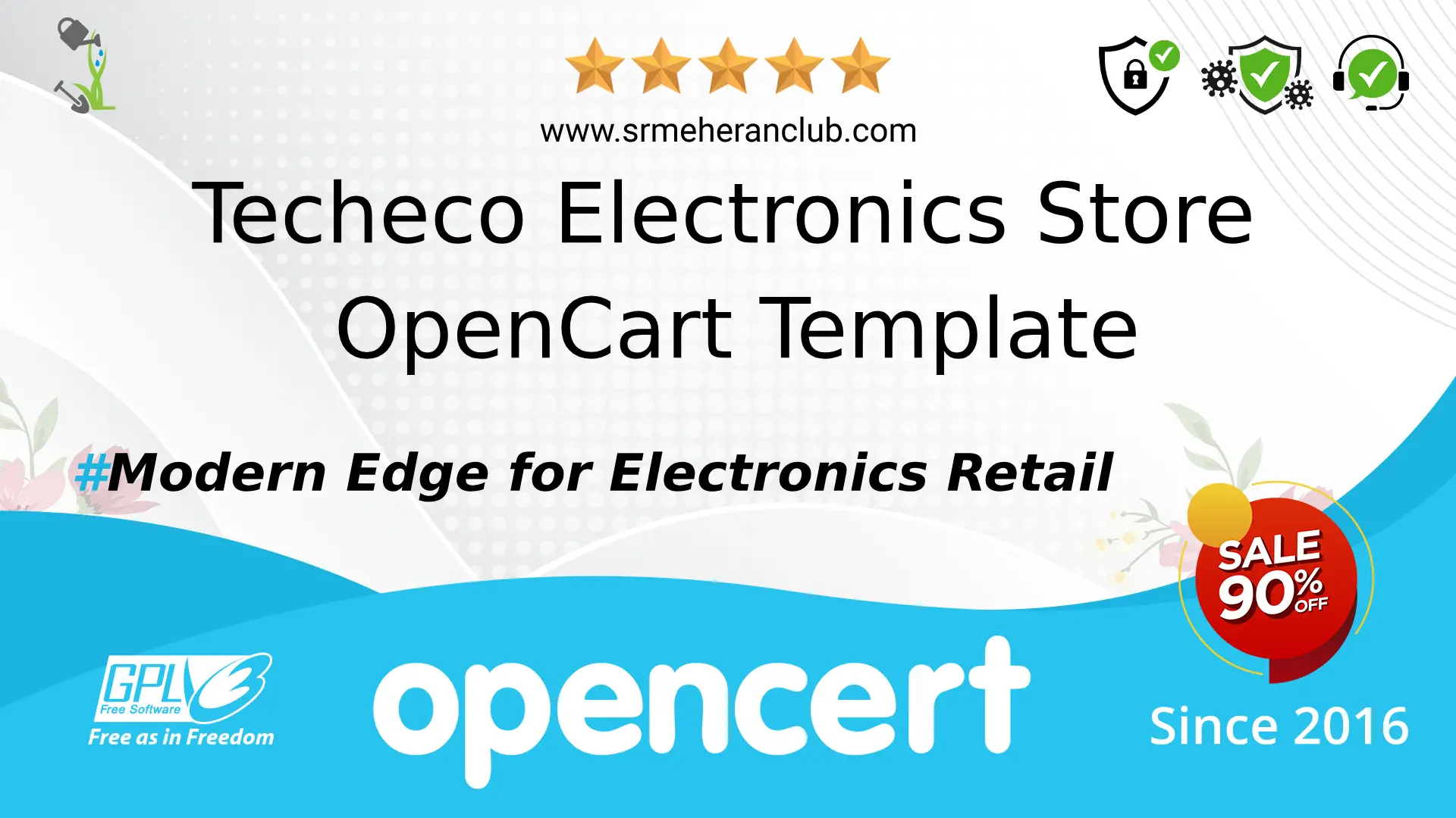 Techayo Electronics Store OpenCart Template — Template by Templatemonster