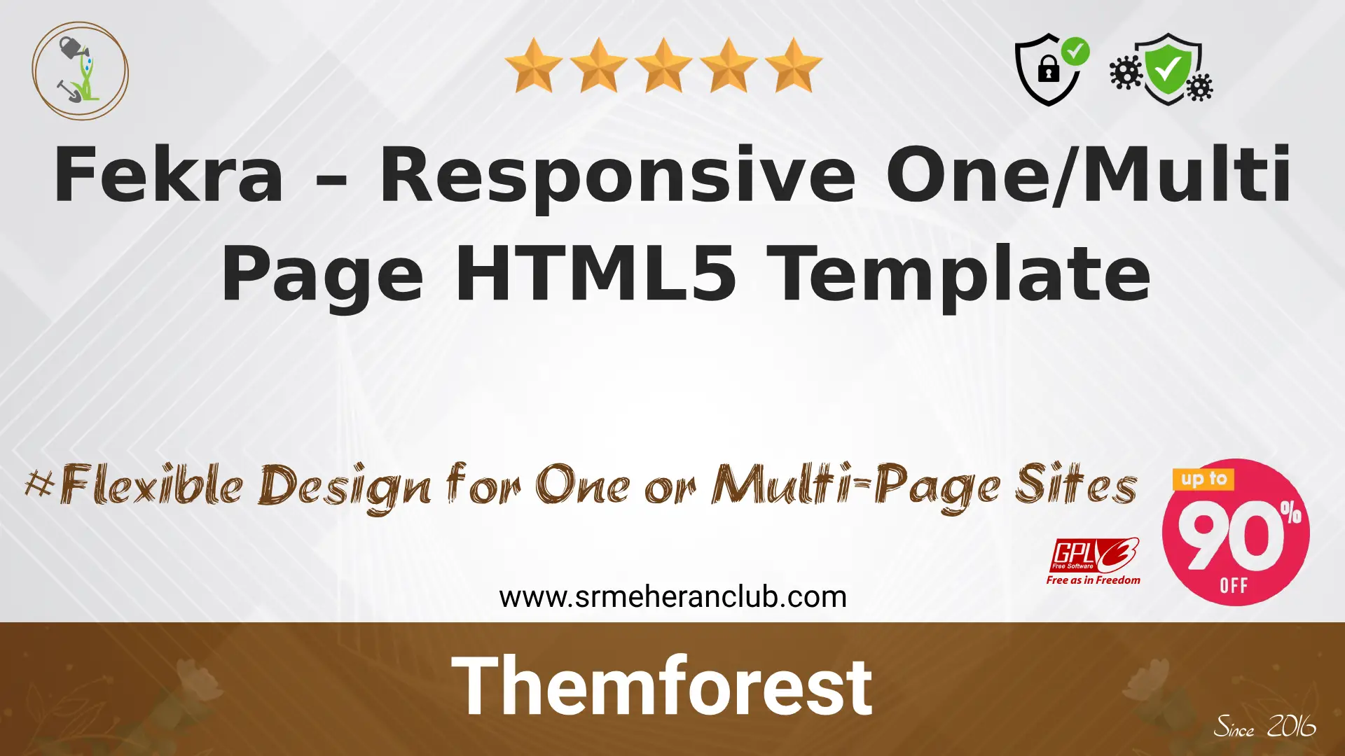 Fekra – Responsive One/Multi Page HTML5 Template
