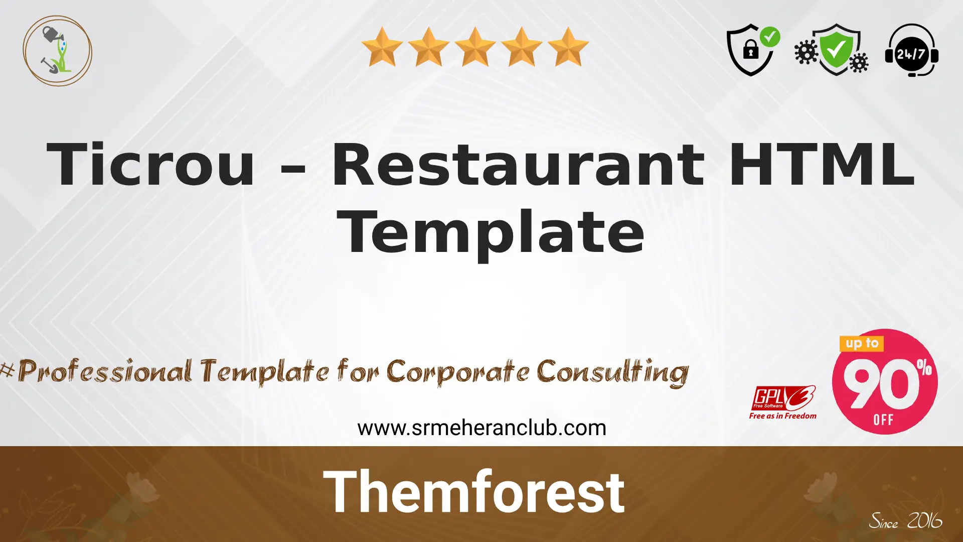 Ticrou – Restaurant HTML Template