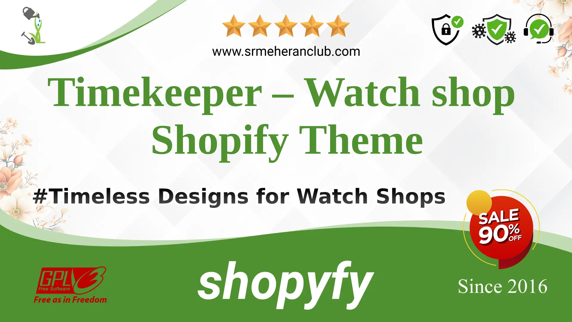 Timekeeper – Watch shop Shopify Theme — Theme by Templatemonster