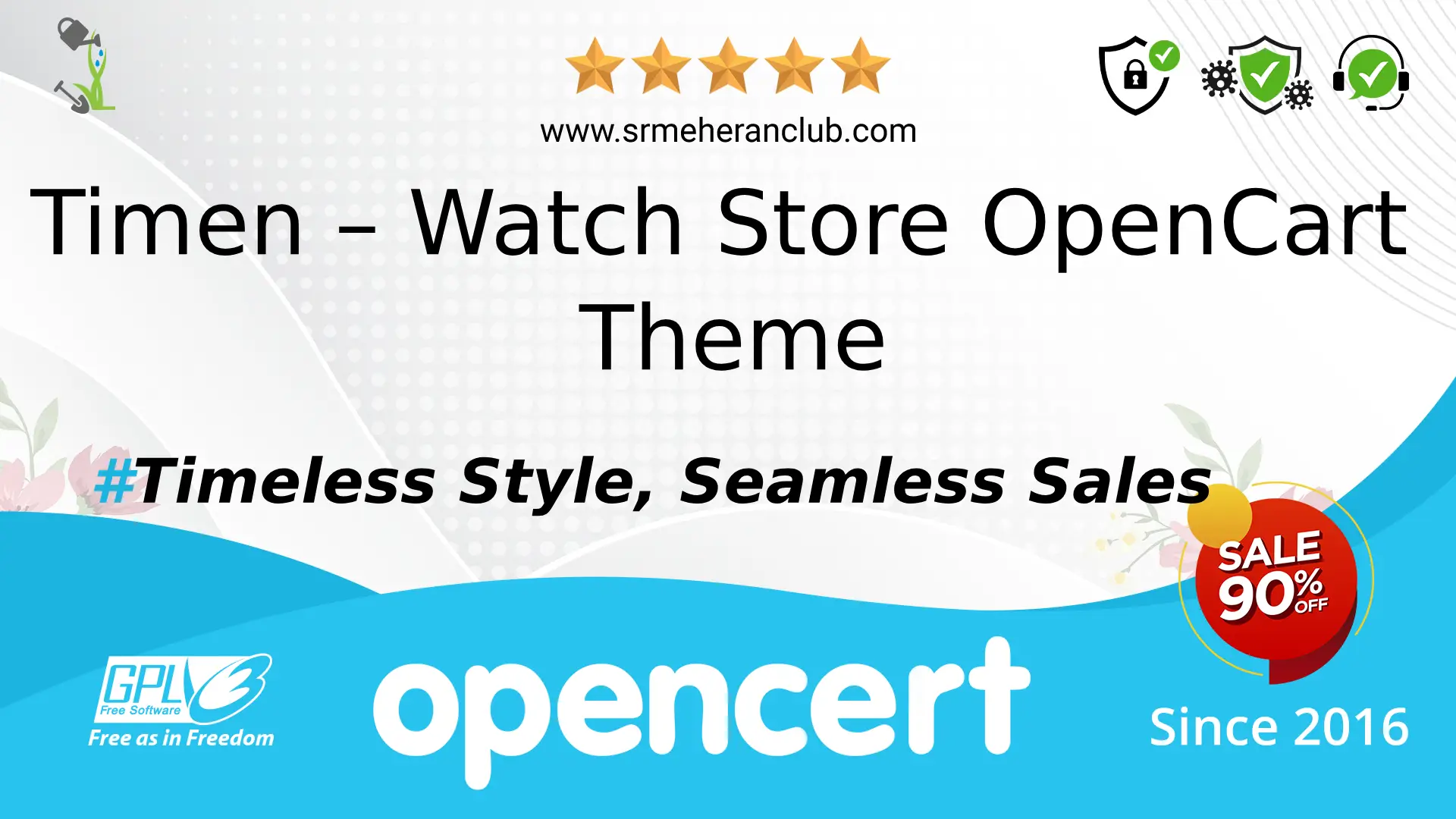 Timen – Watch Store OpenCart Theme — Template by Templatemonster