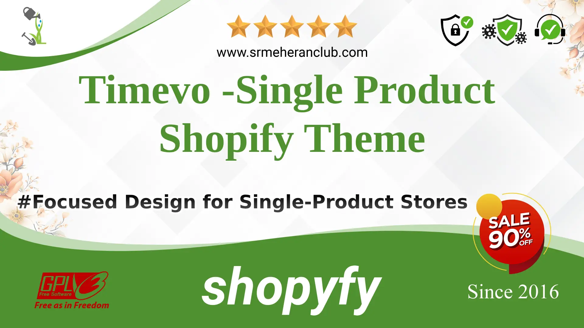 Timevo -Single Product Shopify Theme — Theme by Themeforest