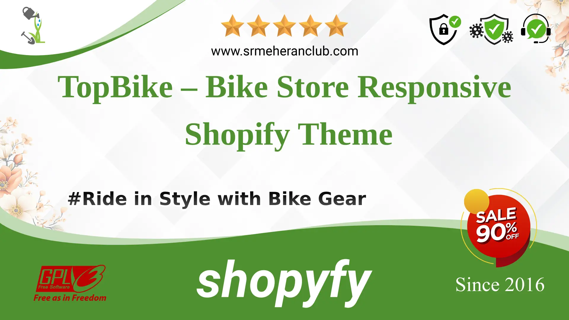TopBike – Bike Store Responsive Shopify Theme — Theme by Themeforest