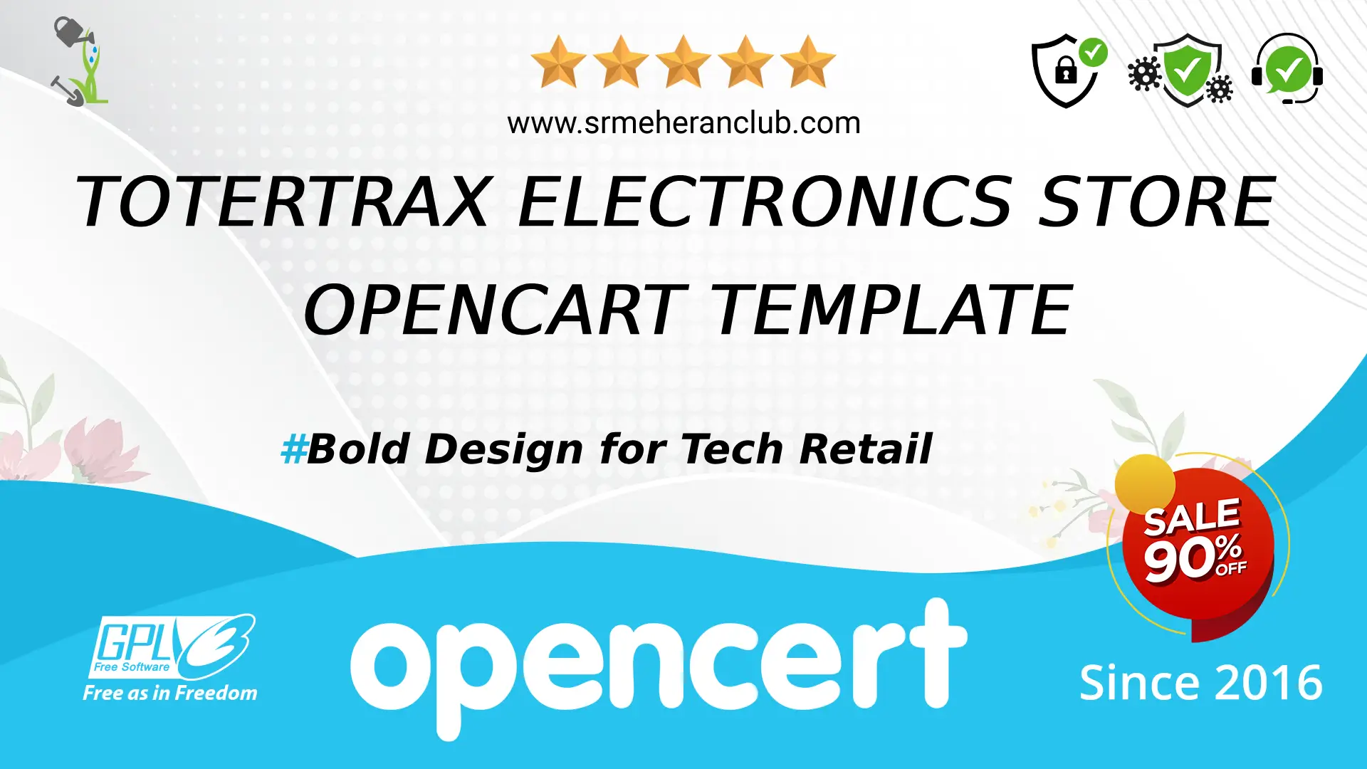 Totertrax Electronics Store OpenCart Template — Template by Templatemonster