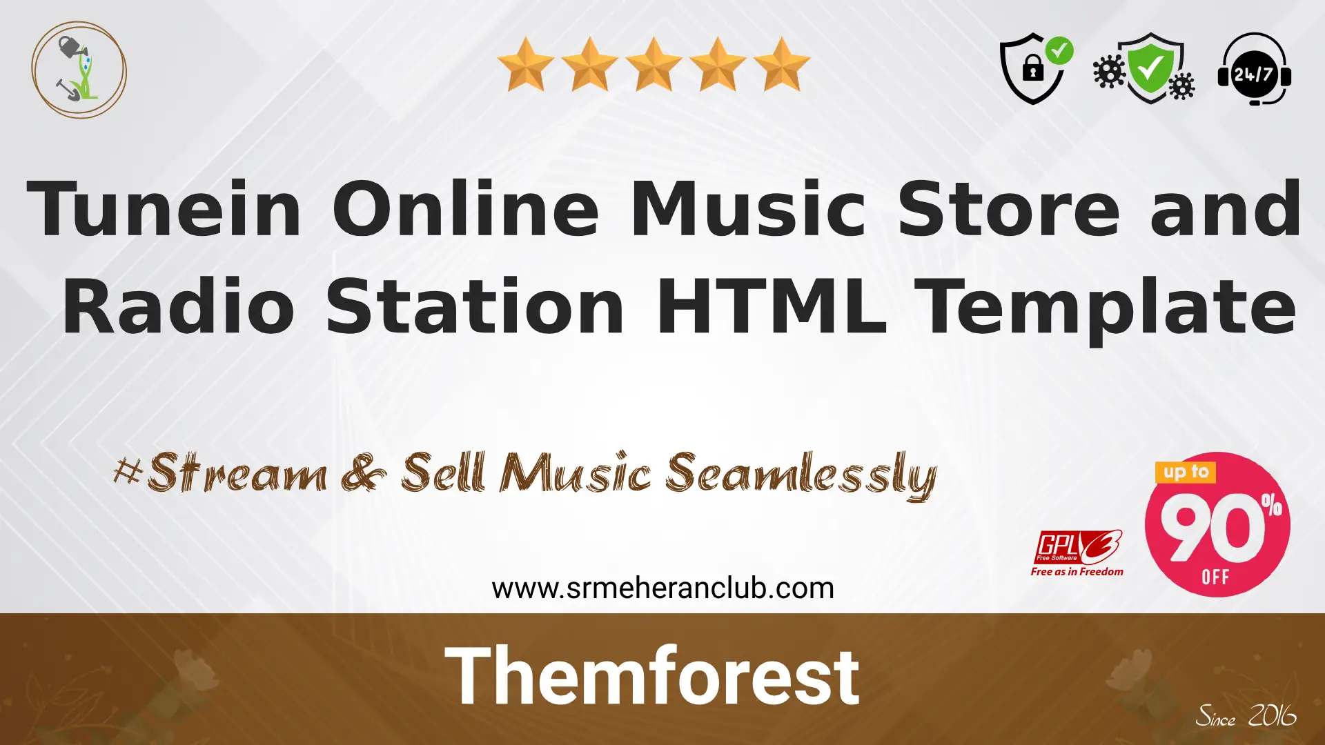 Tunein Online Music Store and Radio Station HTML Template — Template by Themeforest