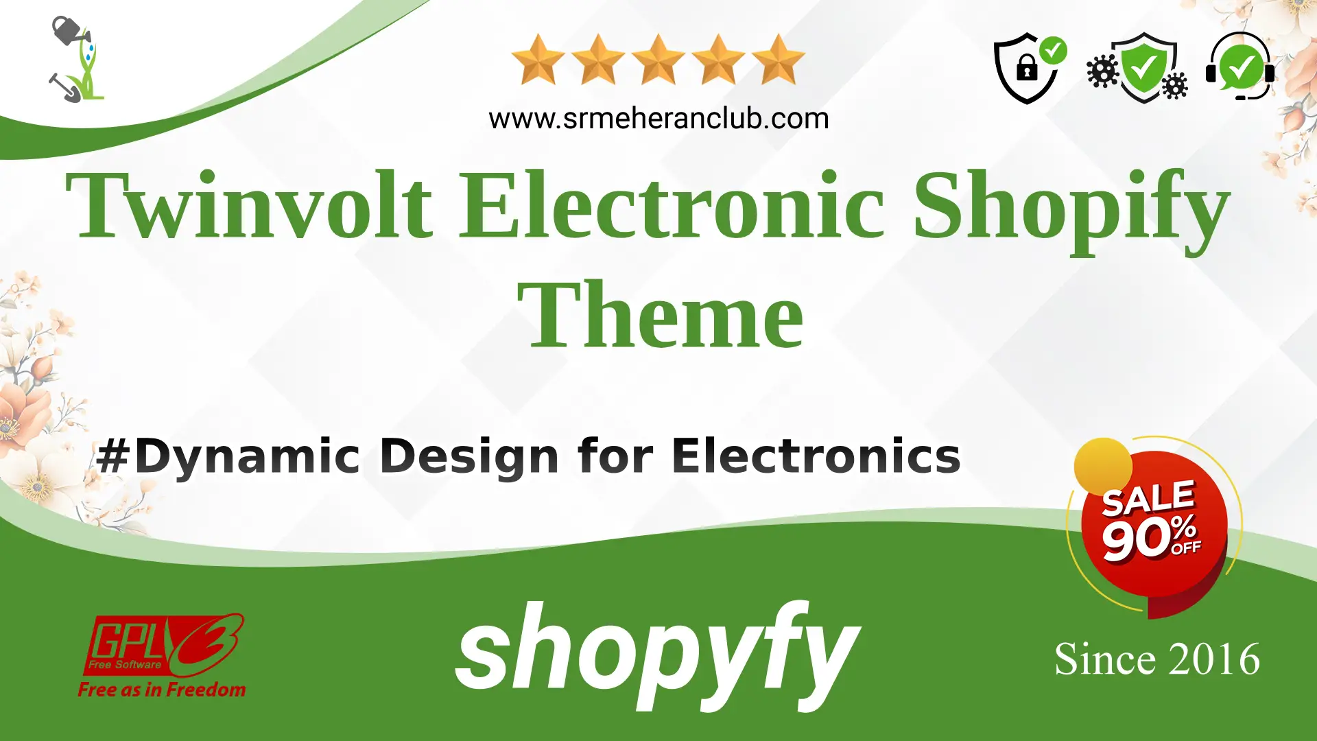 Twinvolt Electronic Shopify Theme — Theme by Templatemonster