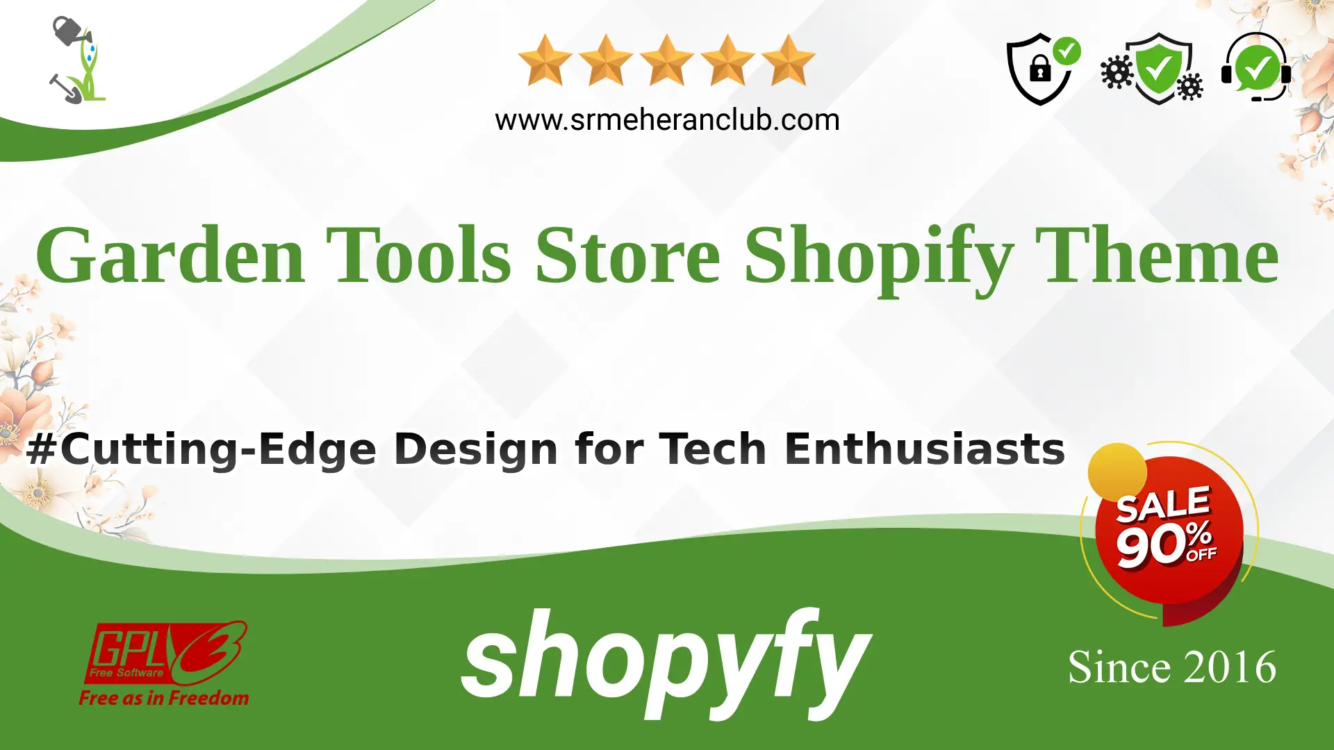 Garden Tools Store Shopify Theme — Theme by Templatemonster