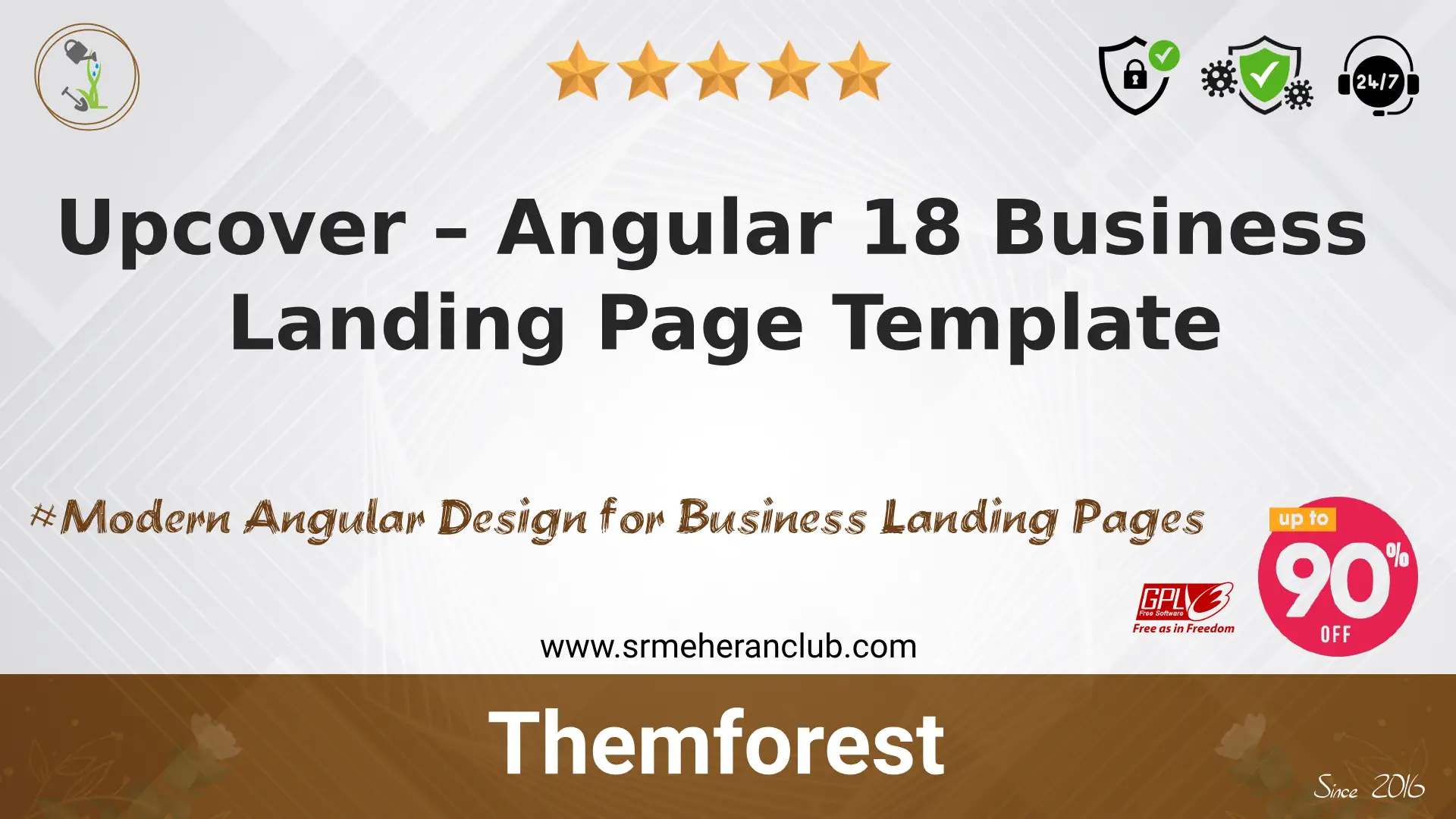 Upcover – Angular 18 Business Landing Page Template — Template by Themeforest