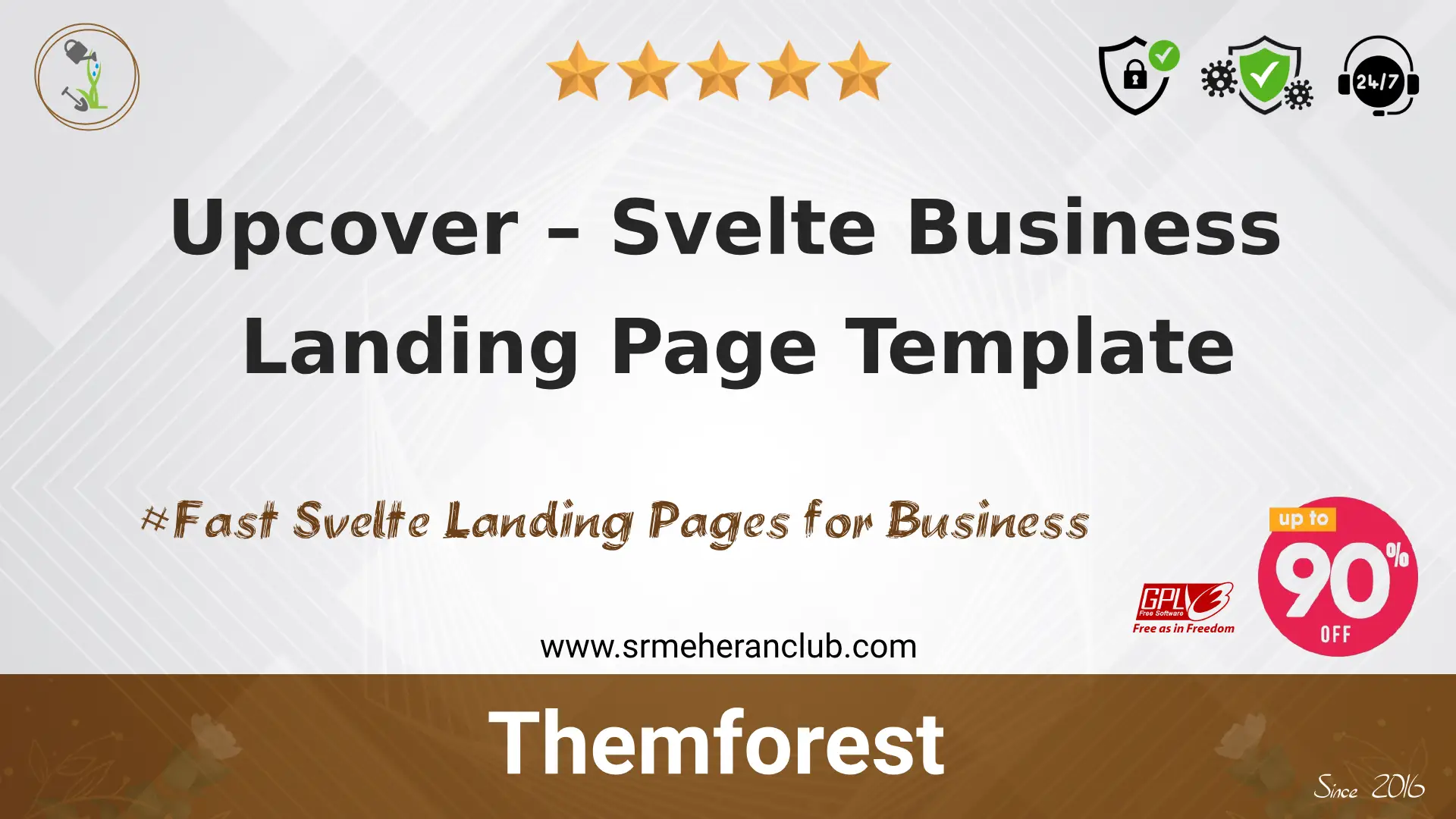 Upcover – Svelte Business Landing Page Template — Template by Themeforest