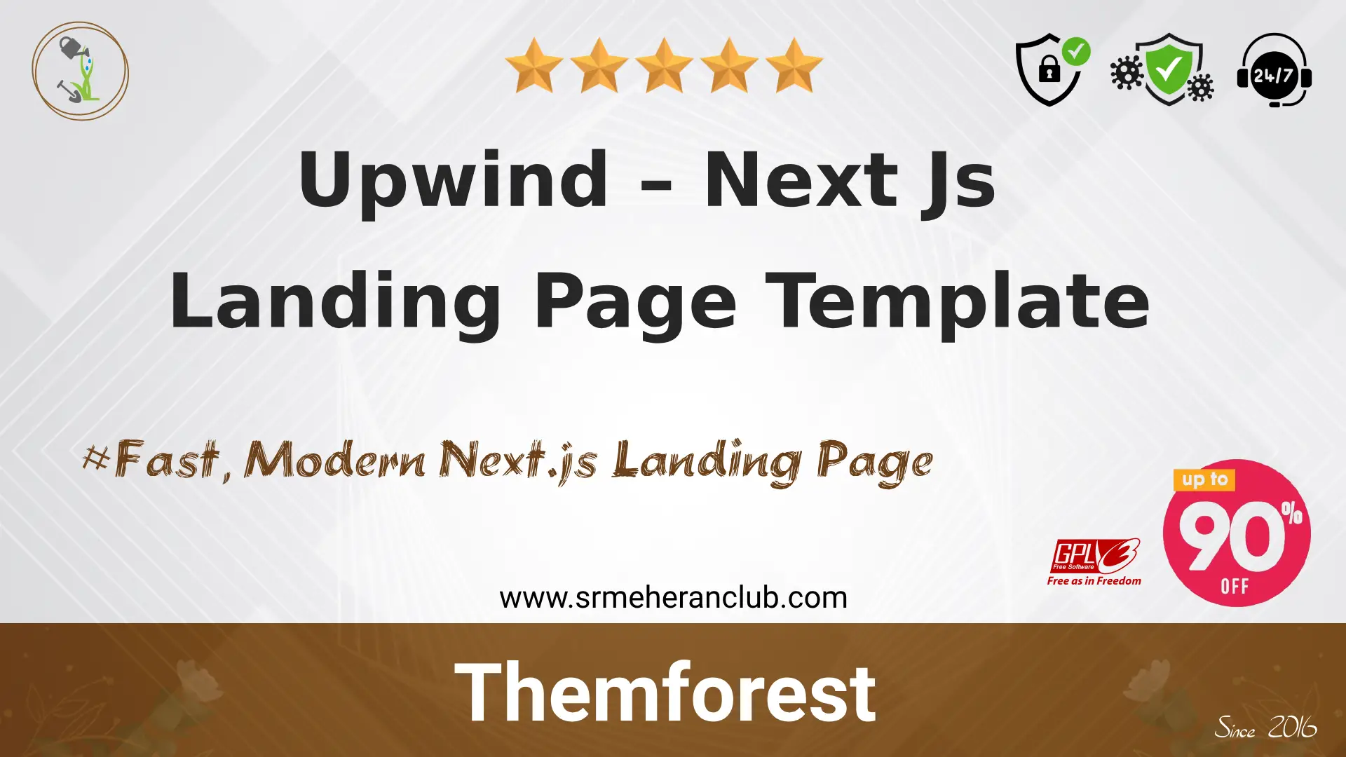 Upwind – Next Js Landing Page Template