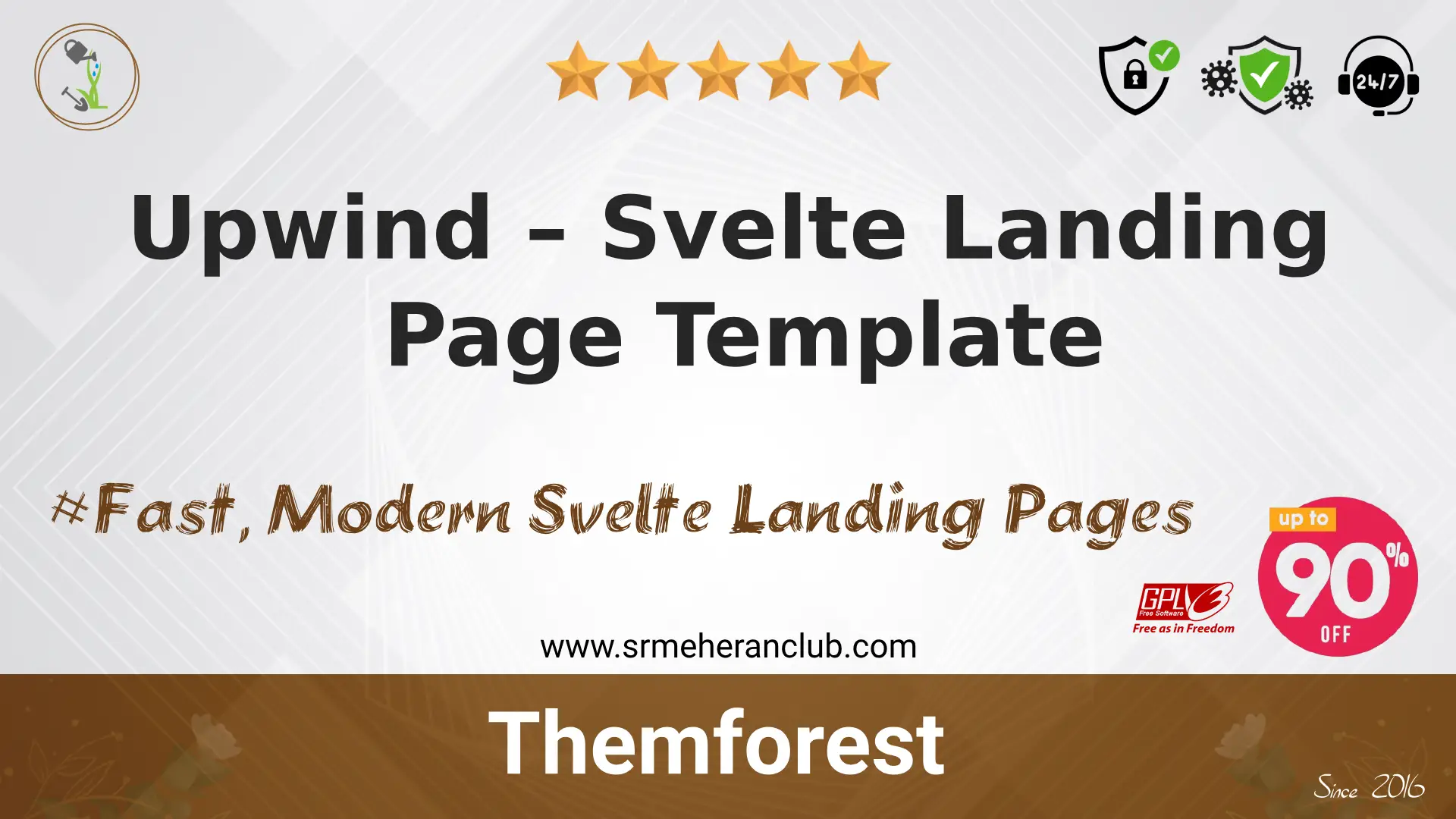 Upwind – Svelte Landing Page Template — Template by Themeforest
