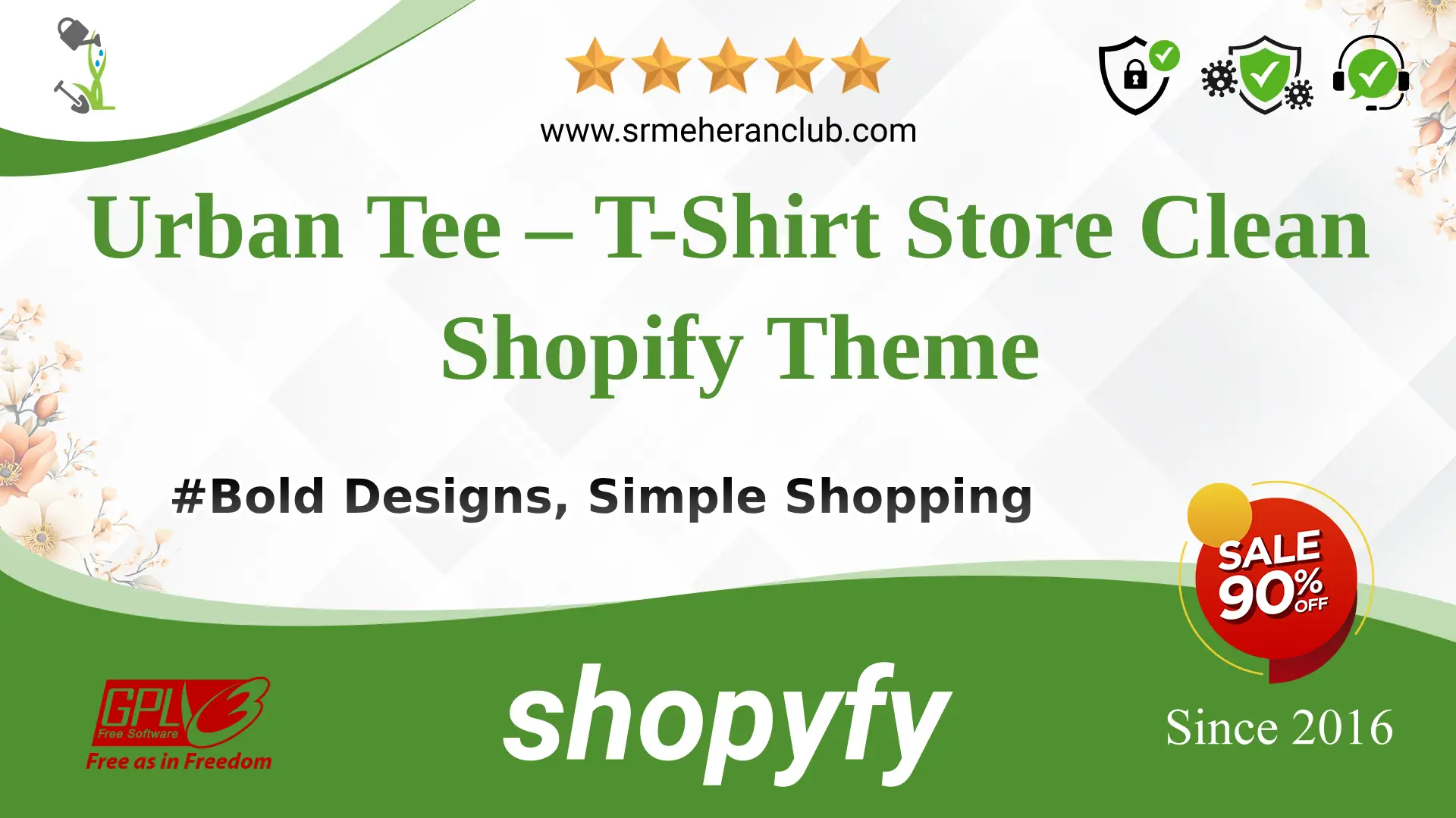 Urban Tee – T-Shirt Store Clean Shopify Theme — Theme by Templatemonster