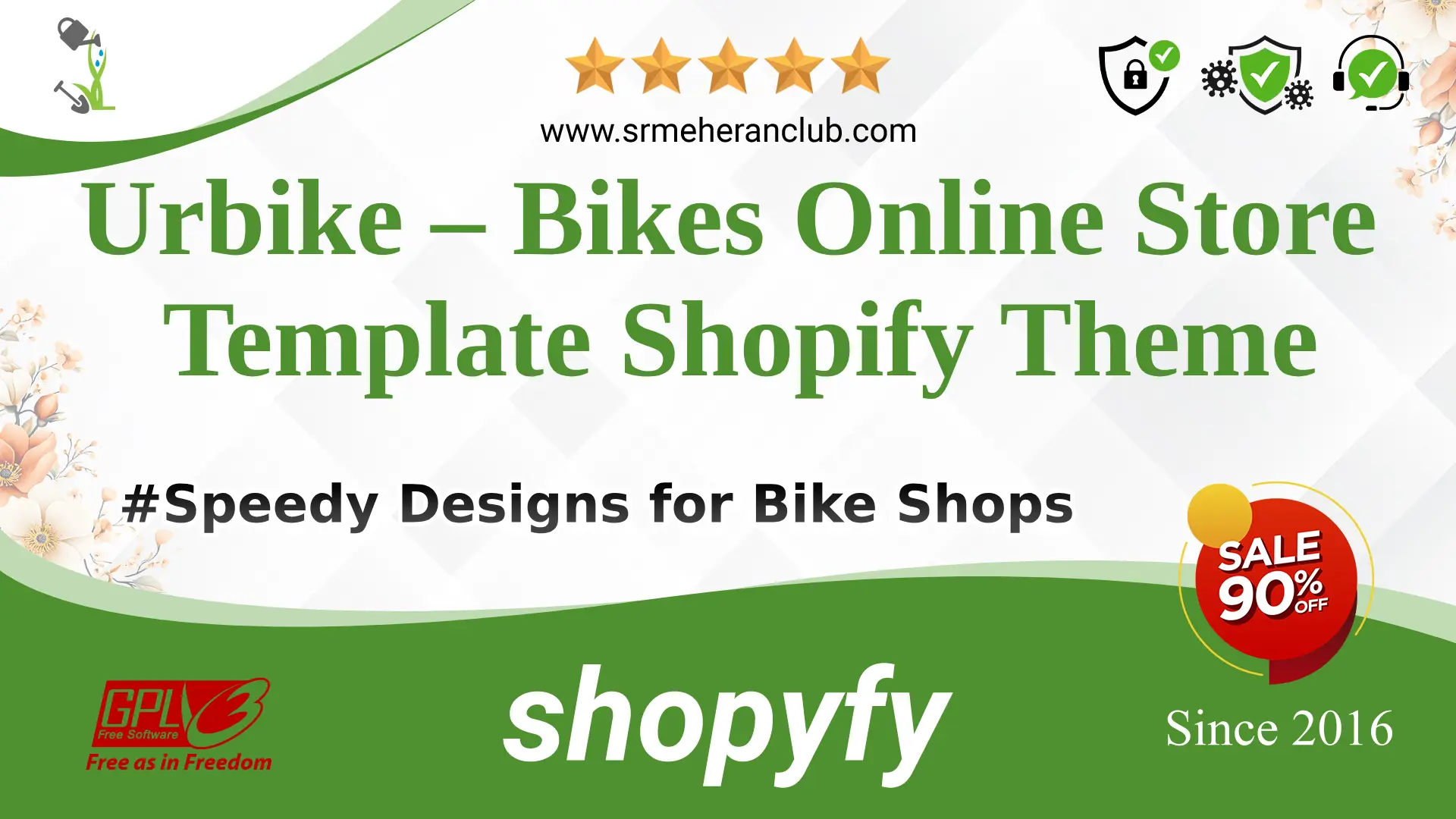Urbike – Bikes Online Store Template Shopify Theme — Theme by Templatemonster