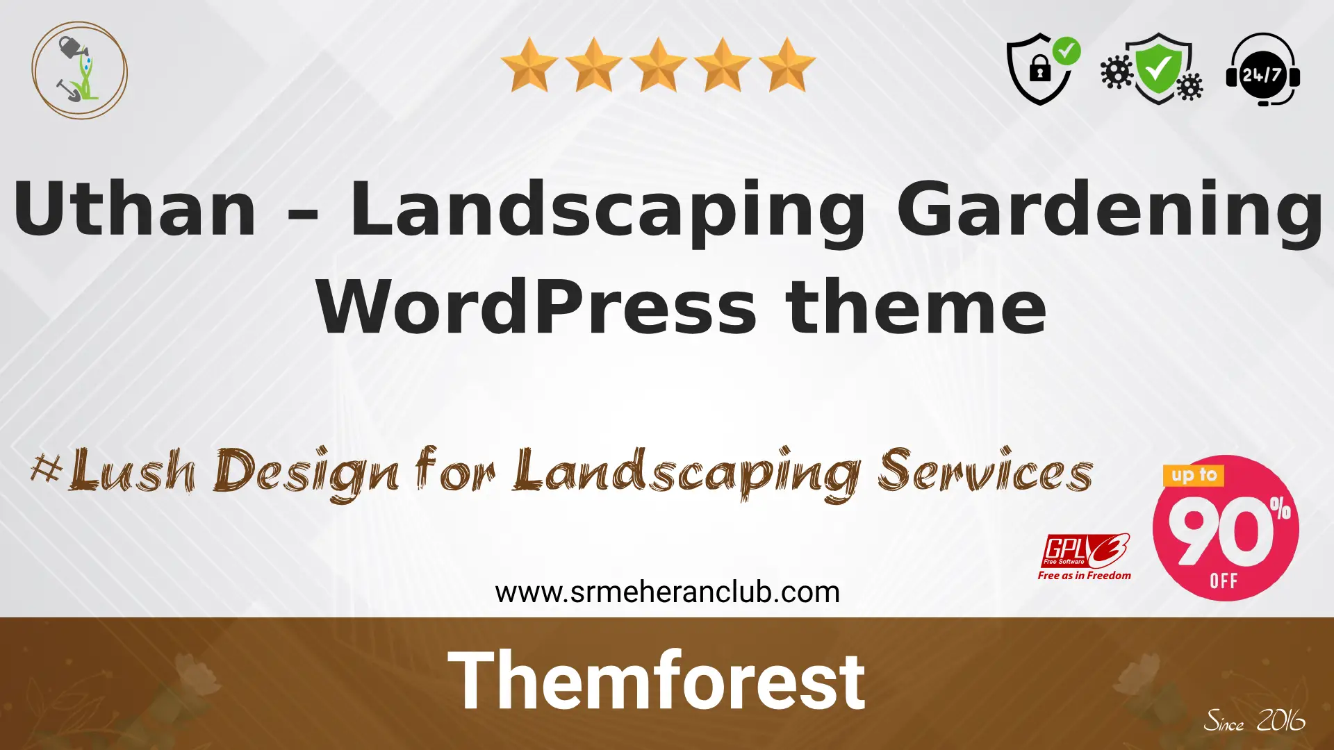 Uthan – Landscaping Gardening WordPress theme — Theme by Themeforest