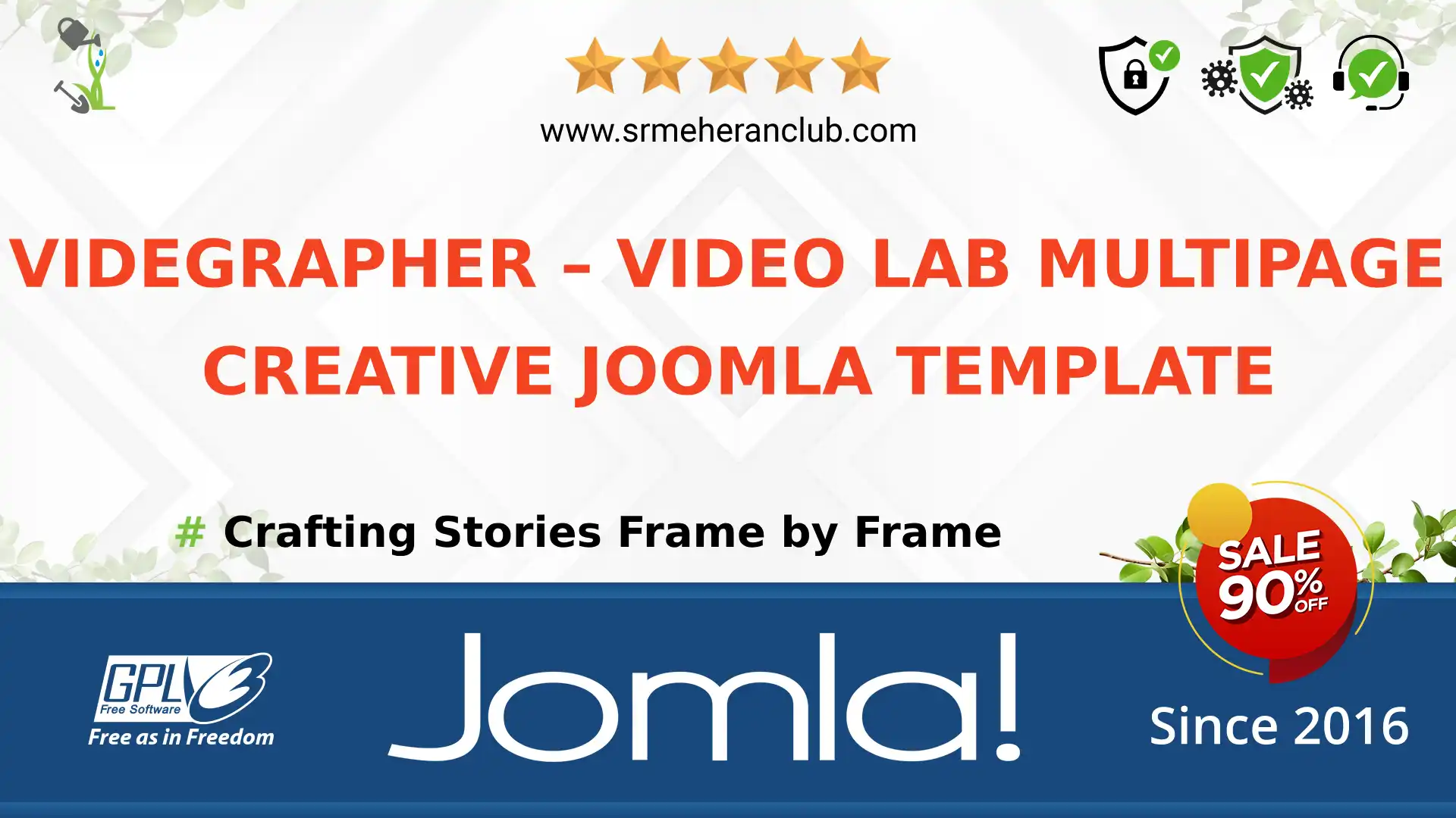VIDEGRAPHER – Video Lab Multipage Creative Joomla Template — Theme by Templatemonster