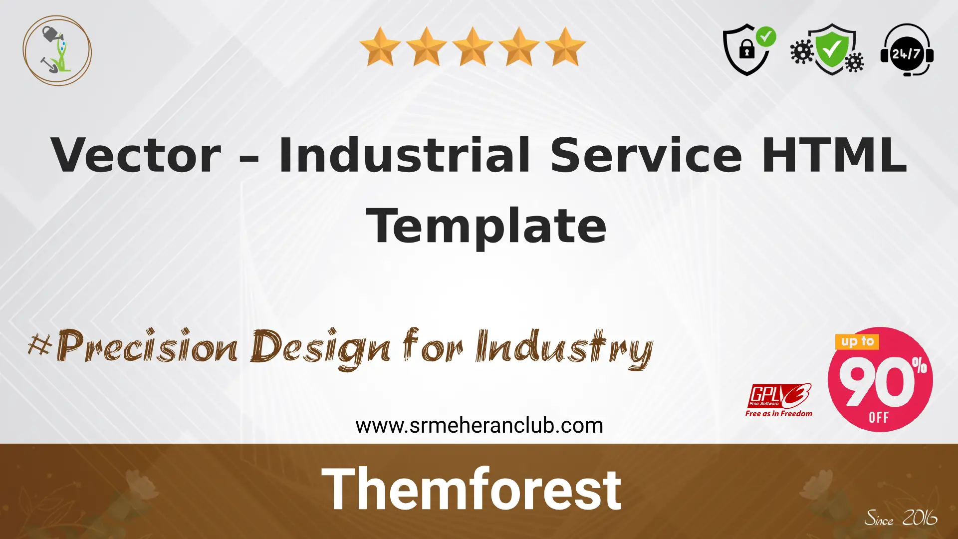 Vector – Industrial Service HTML Template — Template by Themeforest