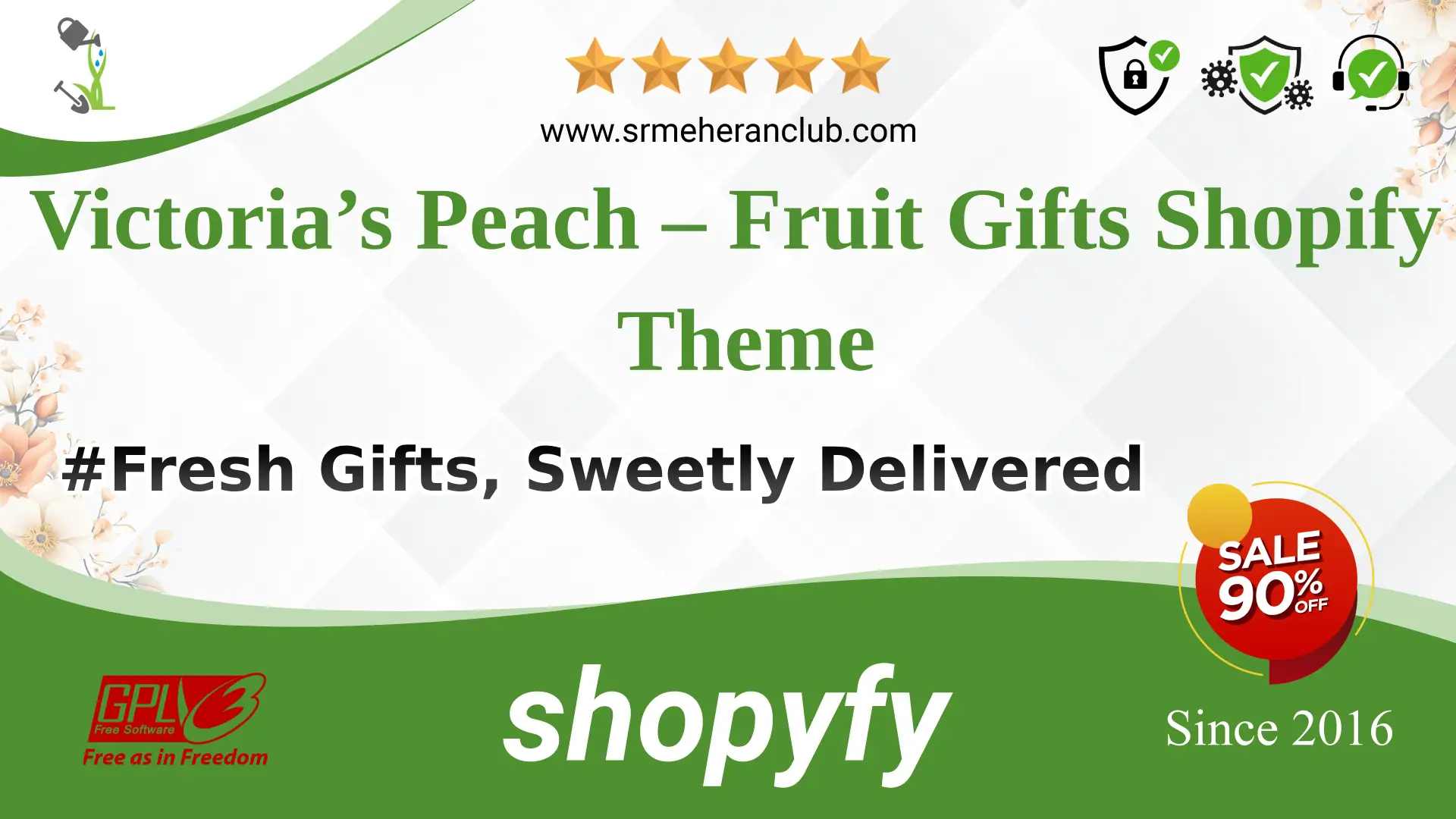 Victoria’s Peach – Fruit Gifts Shopify Theme — Theme by Templatemonster