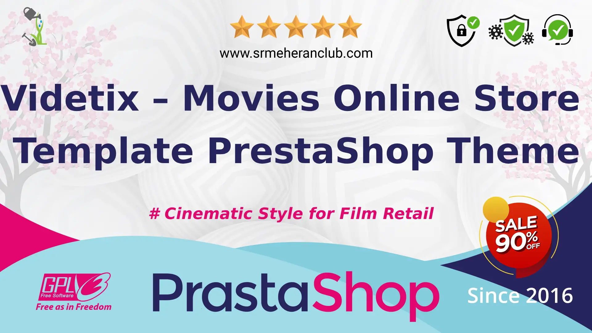 Videtix – Movies Online Store Template PrestaShop Theme — Theme by Templatemonster
