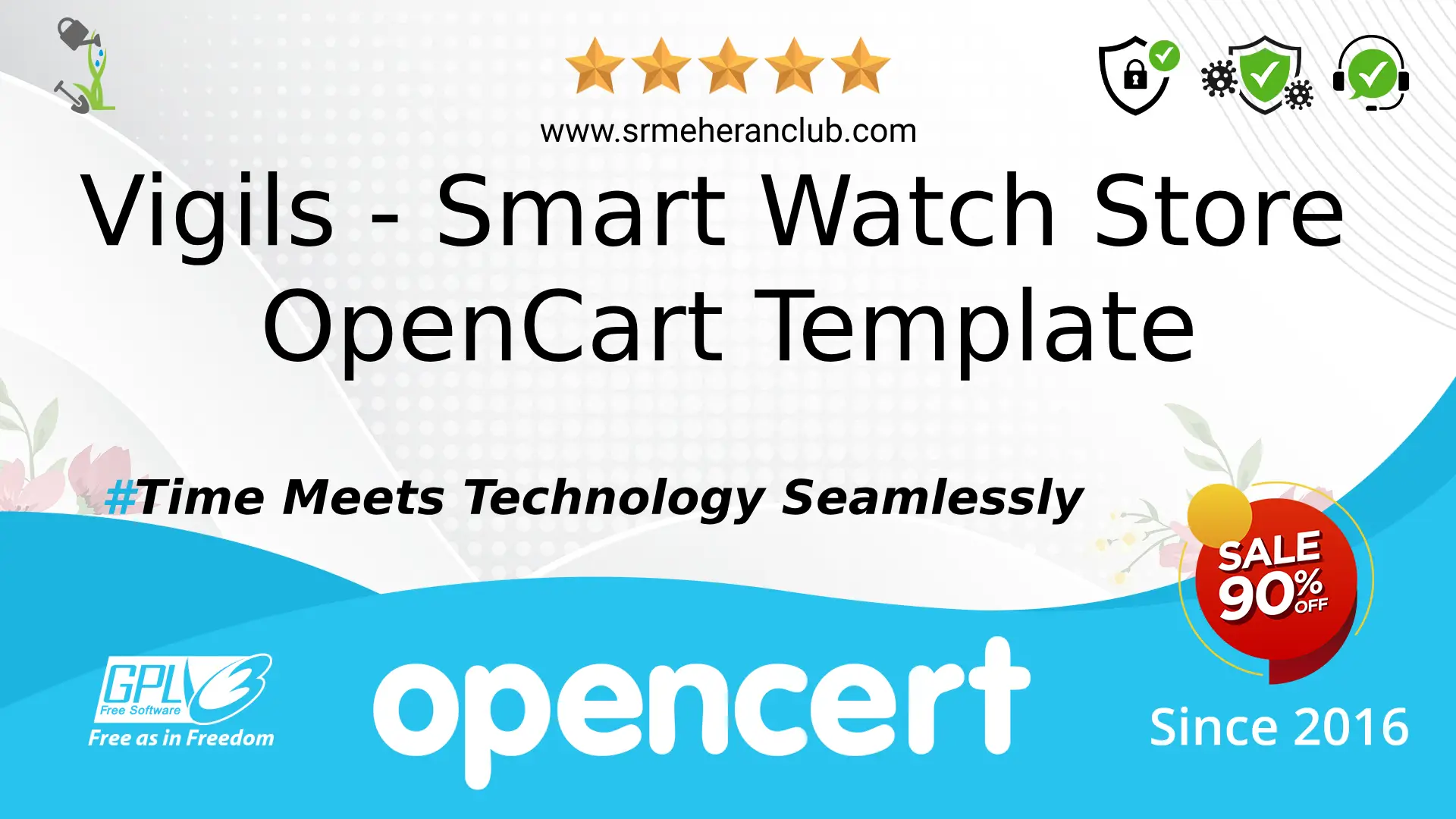 Vigils – Smart Watch Store OpenCart Template — Template by Templatemonster