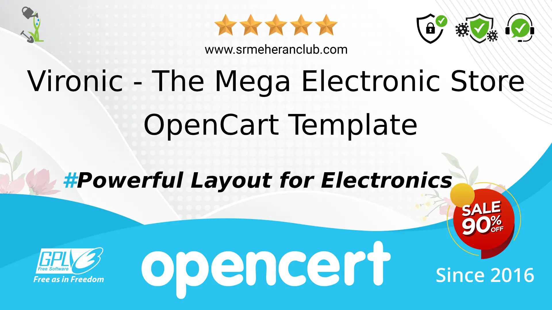 Vironic – The Mega Electronic Store OpenCart Template
