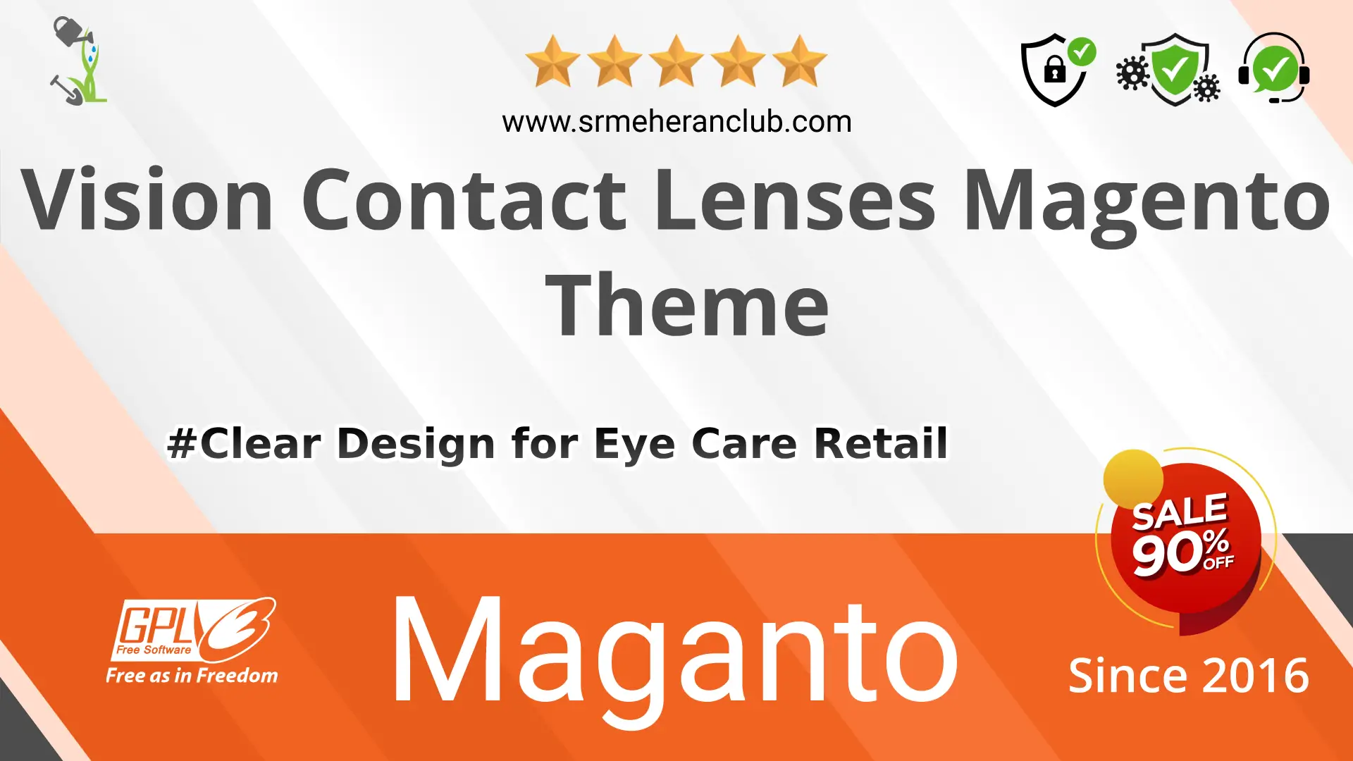 Vision Contact Lenses Magento Theme — Theme by Templatemonster