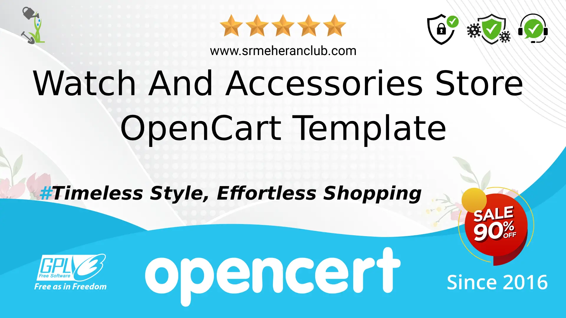 Watch And Accessories Store OpenCart Template — Template by Templatemonster