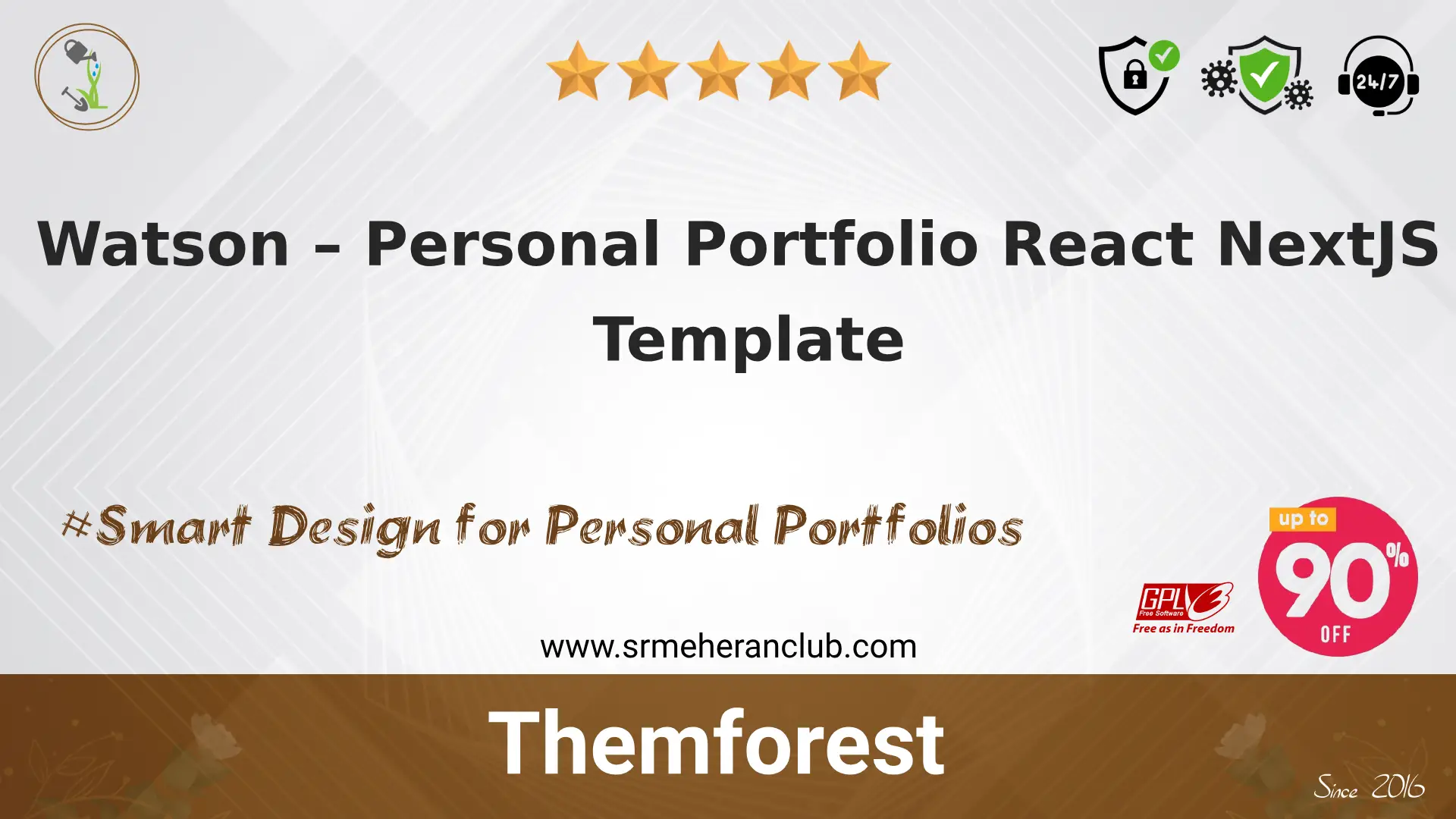 Watson – Personal Portfolio React NextJS Template — Template by Themeforest