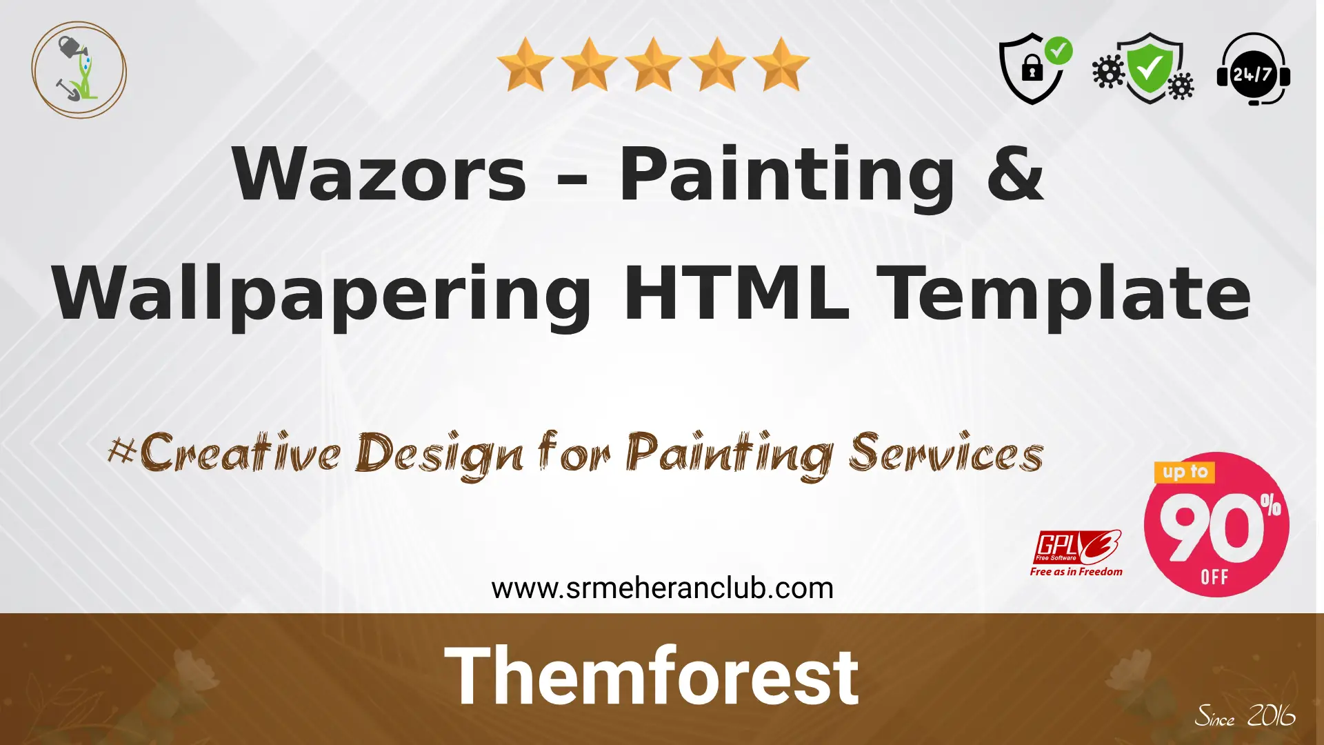 Wazors – Painting & Wallpapering HTML Template