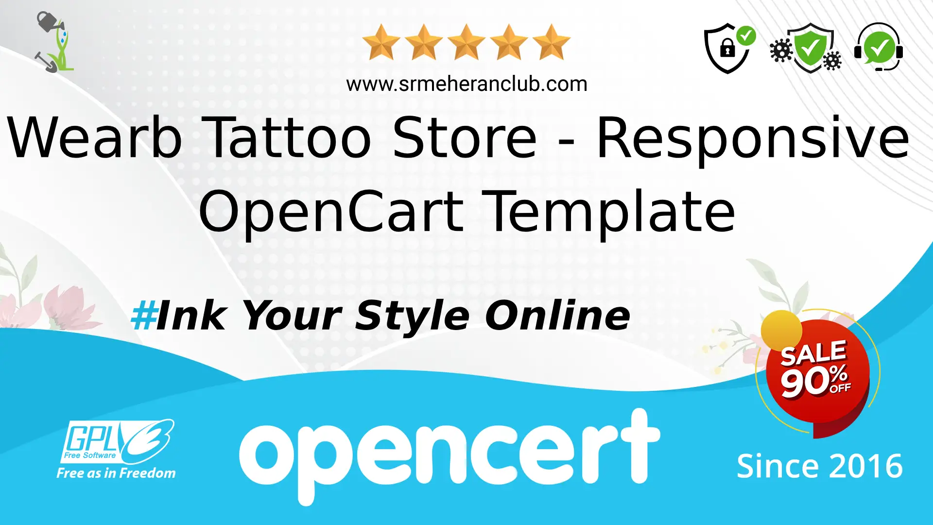 Wearb Tattoo Store – Responsive OpenCart Template — Template by Templatemonster
