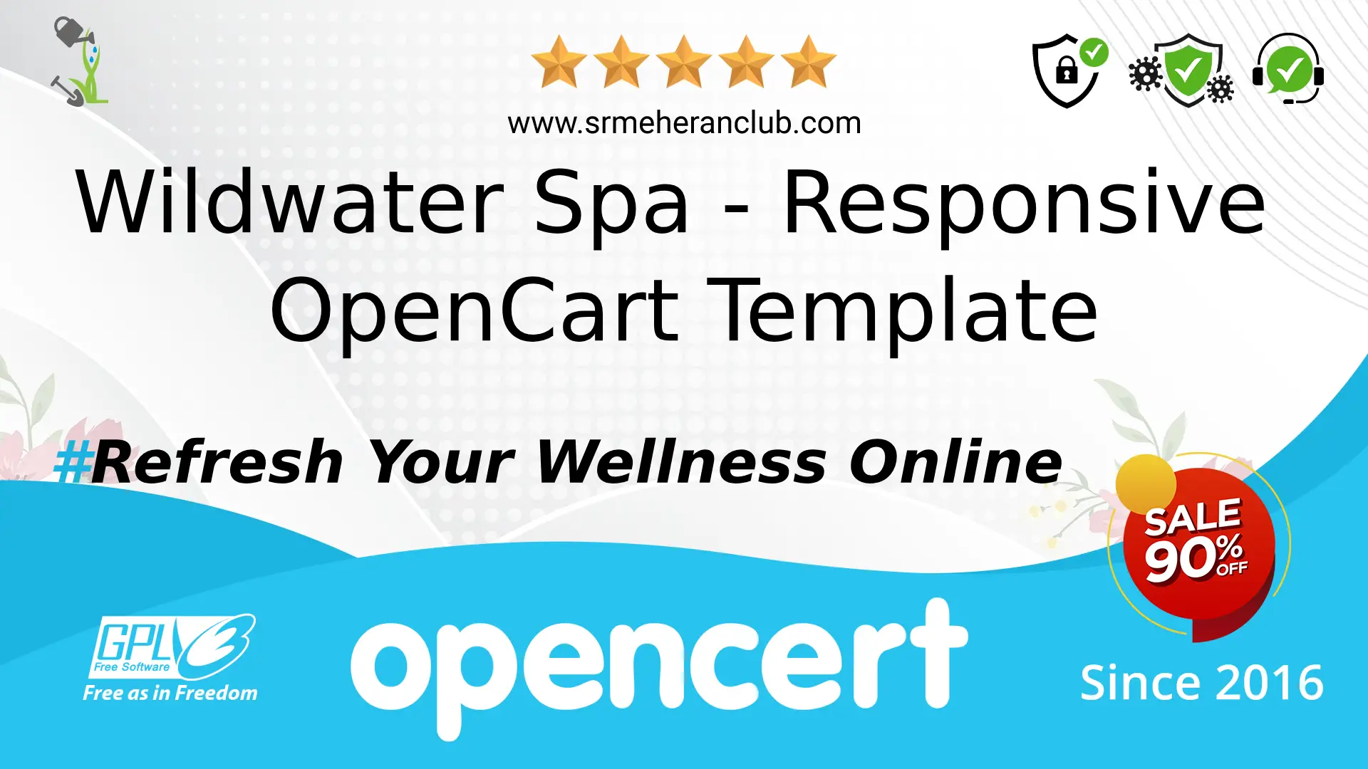 Wildwater Spa – Responsive OpenCart Template — Template by Templatemonster