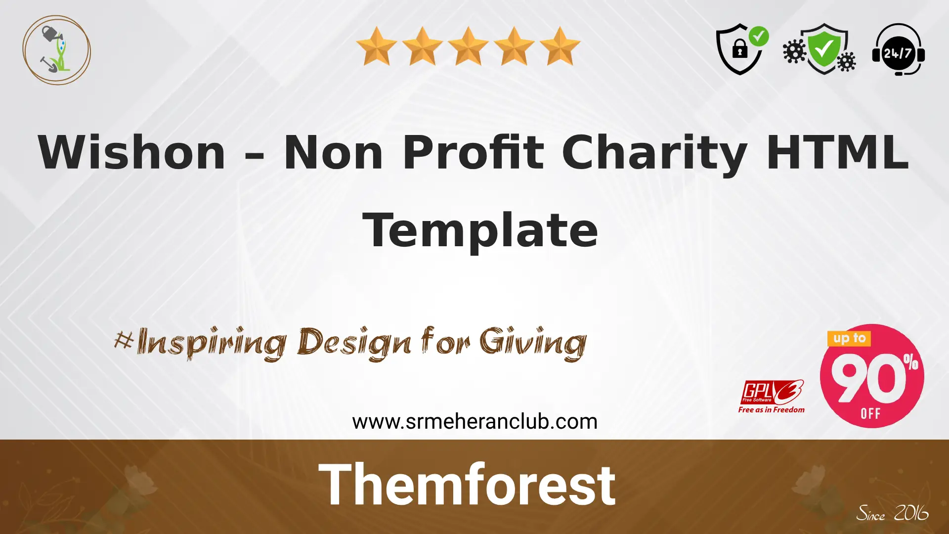 Wishon – Non Profit Charity HTML Template