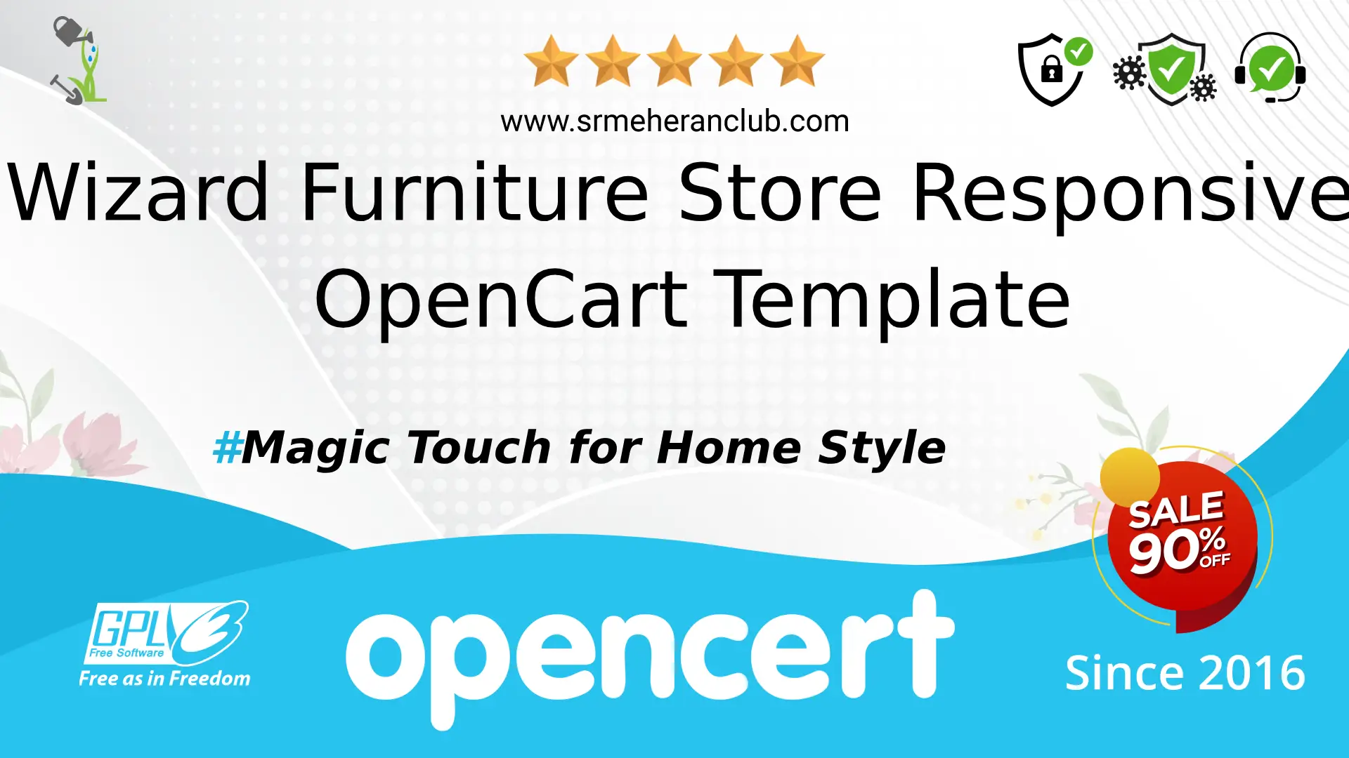 Wizard Furniture Store Responsive OpenCart Template — Template by Templatemonster