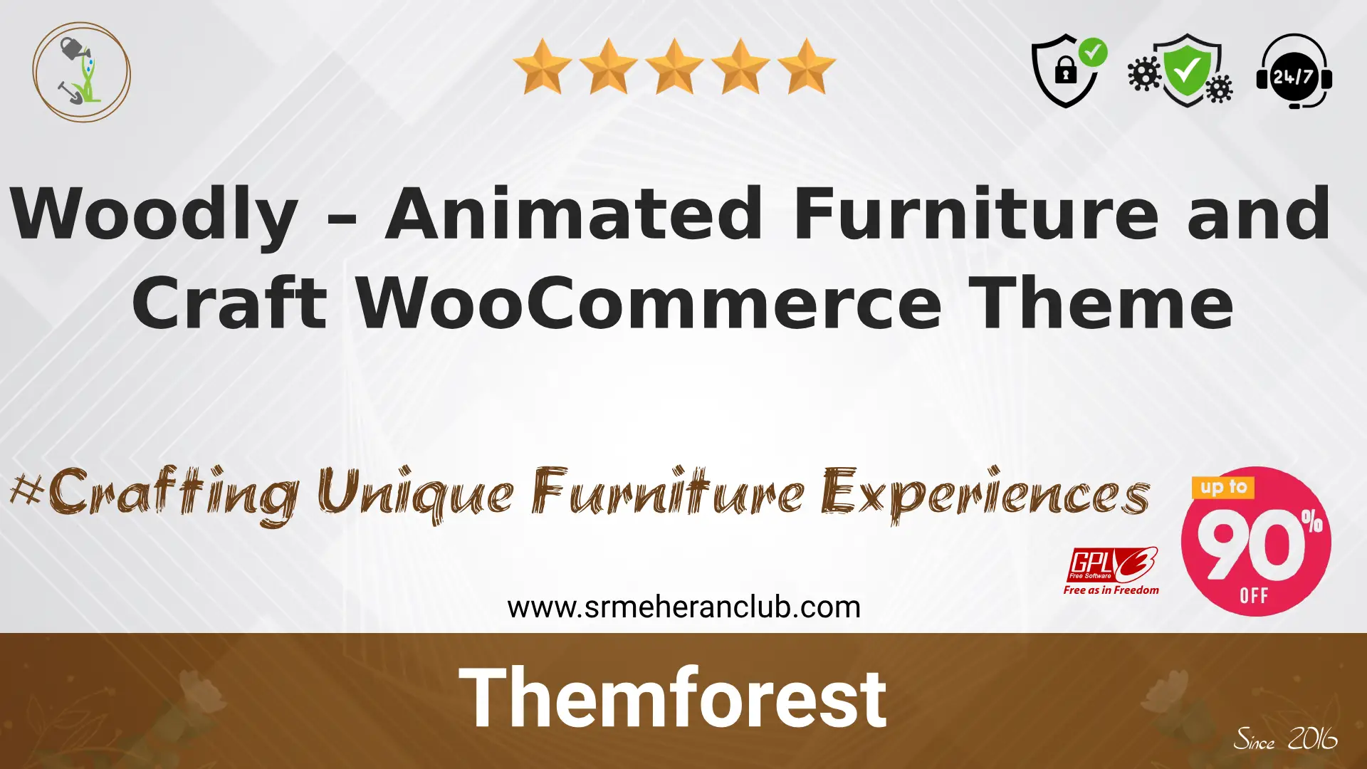 Woodly – Animated Furniture and Craft WooCommerce Theme