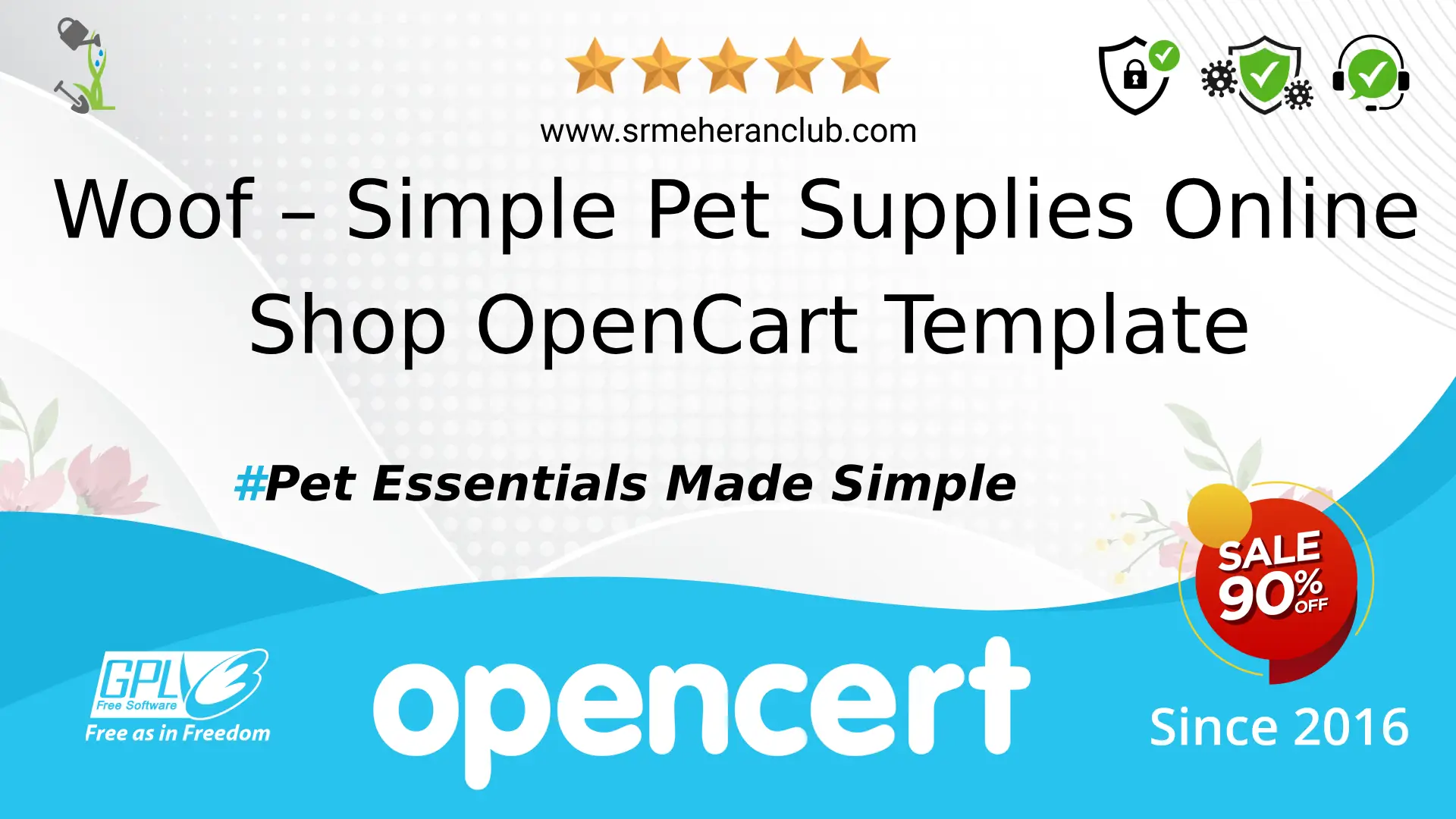 Woof – Simple Pet Supplies Online Shop OpenCart Template — Template by Templatemonster