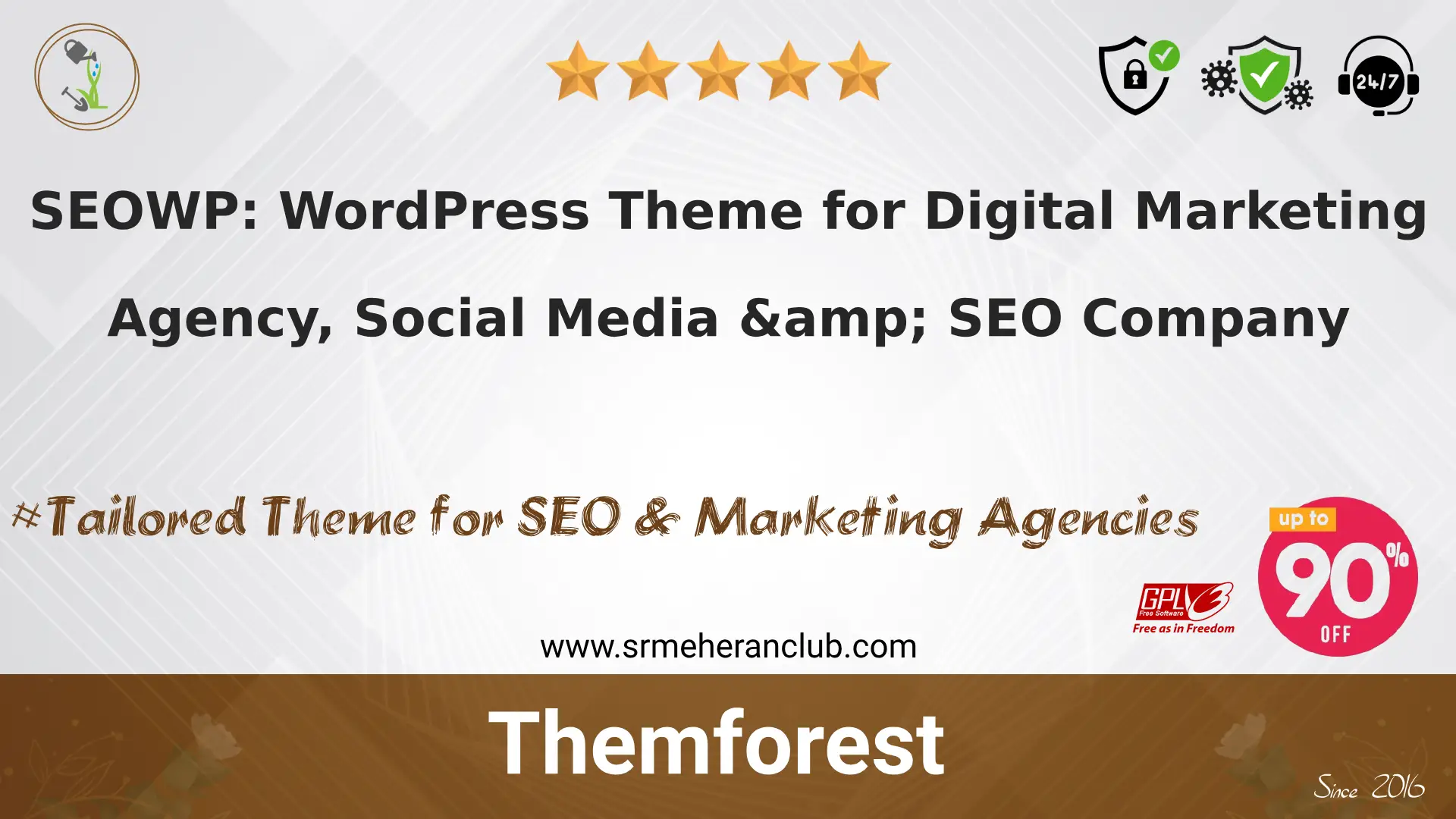 SEOWP: WordPress Theme for Digital Marketing Agency, Social Media & SEO Company — Theme by Themeforest
