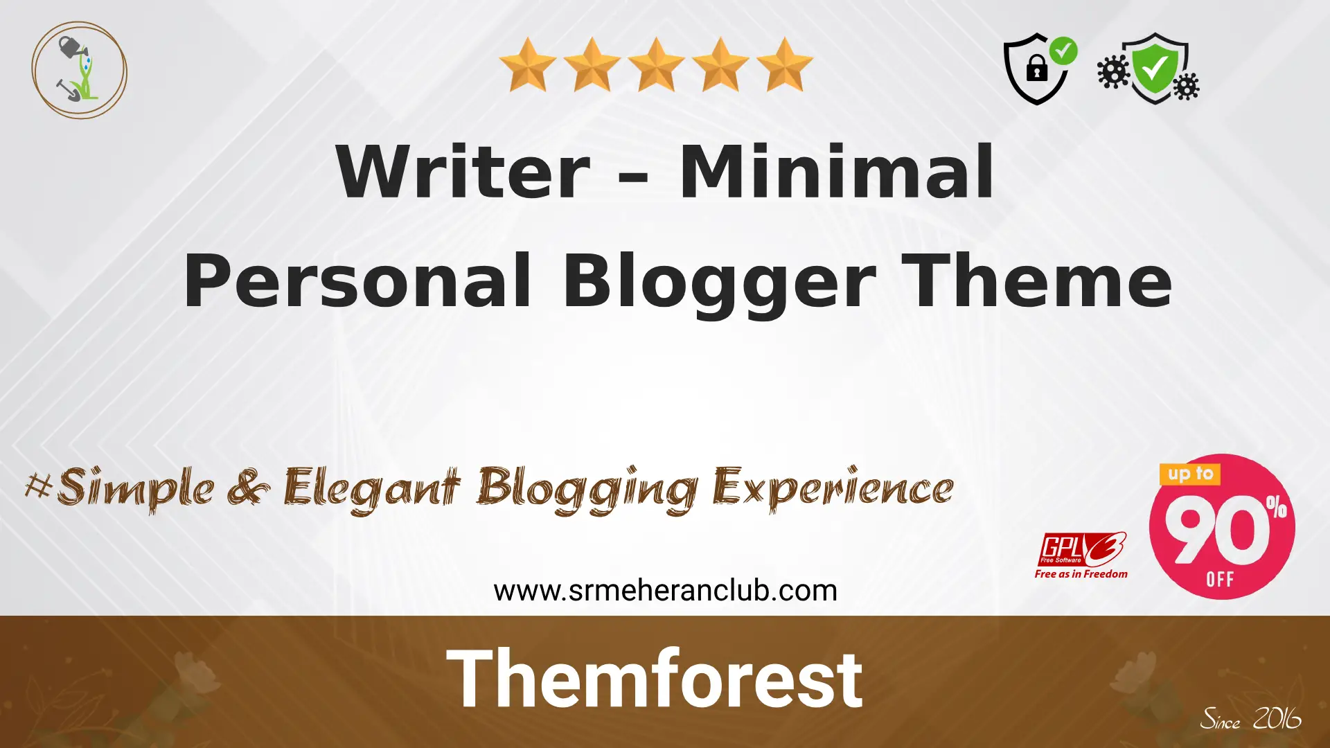 Writer – Minimal Personal Blogger Theme