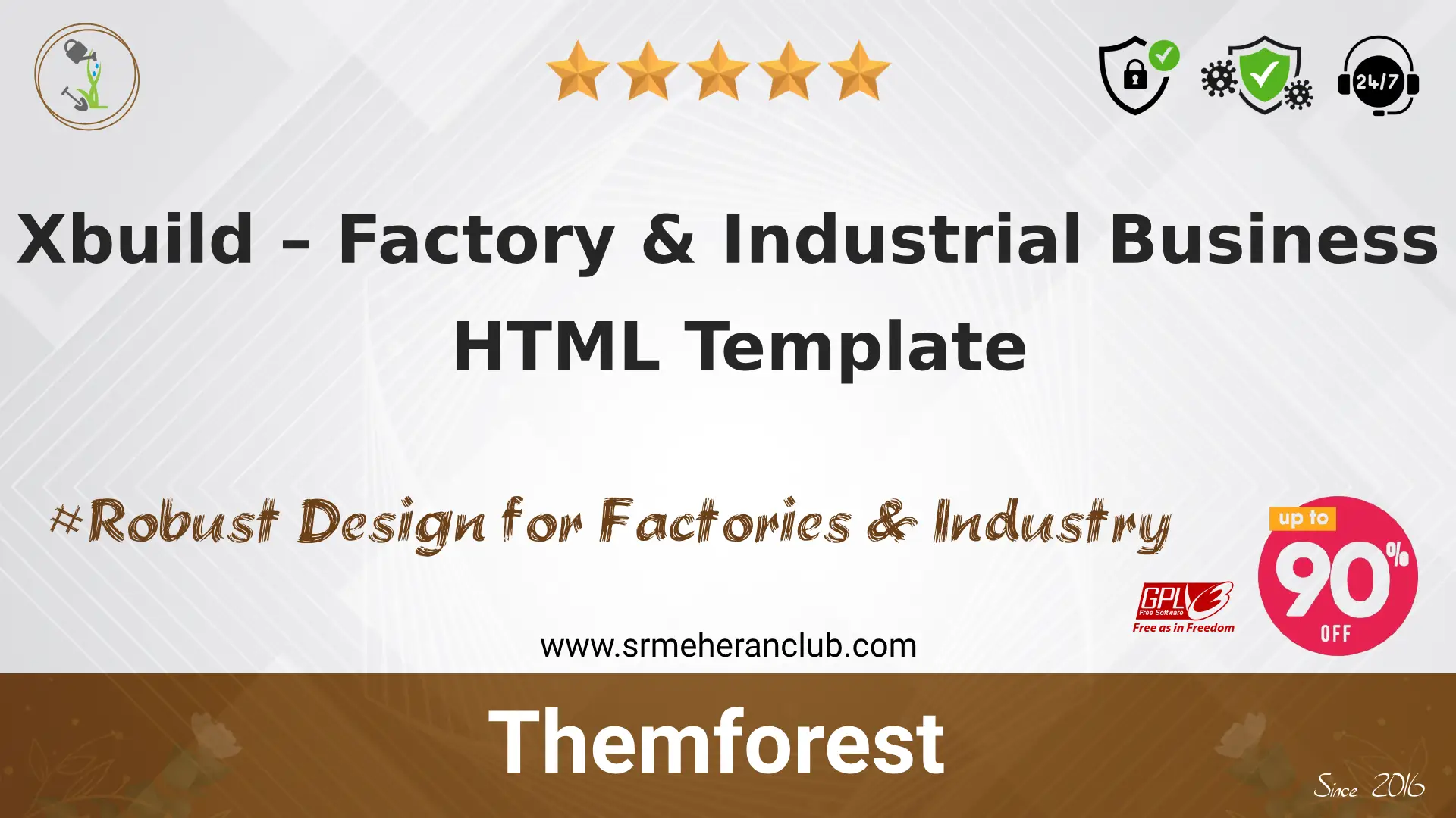 Xbuild – Factory & Industrial Business HTML Template