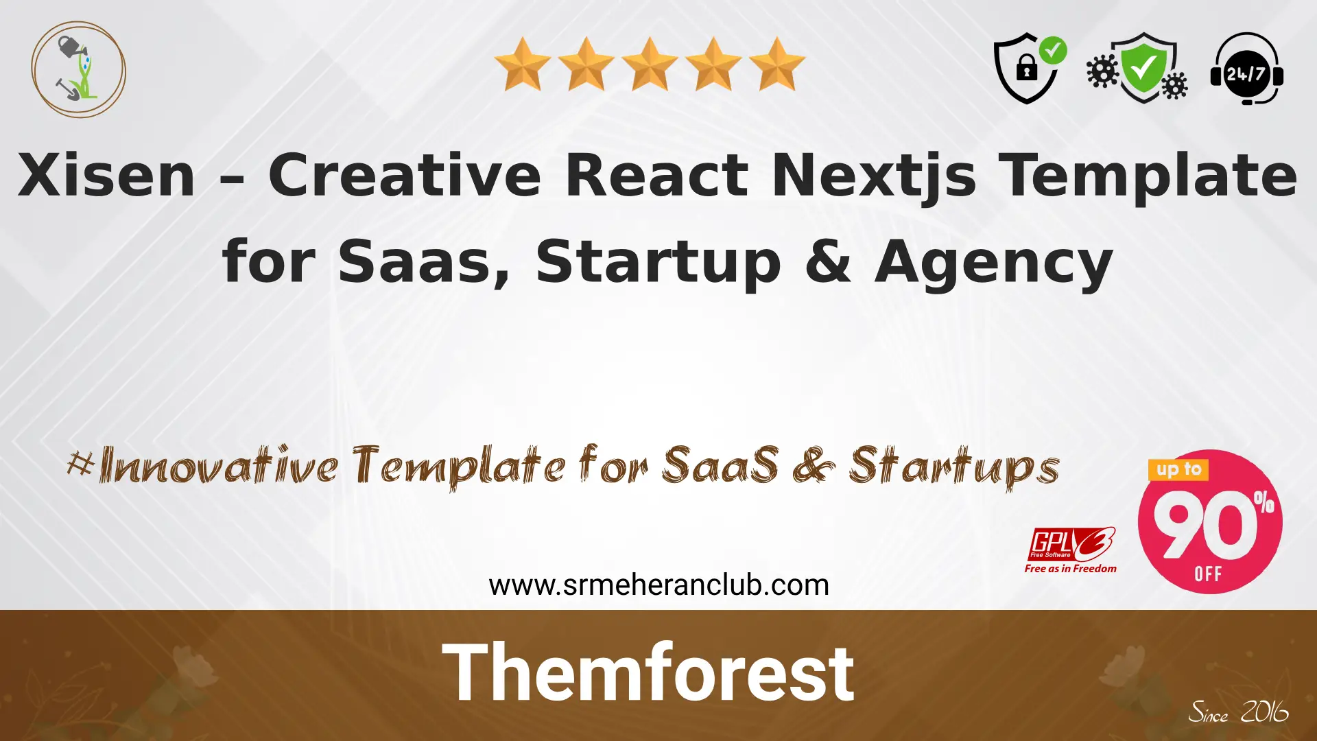 Xisen – Creative React Nextjs Template for Saas, Startup & Agency — Template by Themeforest