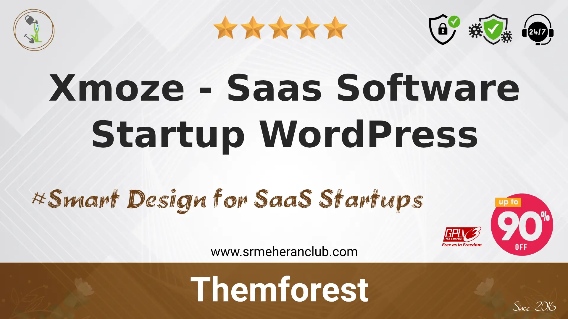 Xmoze – Saas Software Startup WordPress — Theme by Themeforest