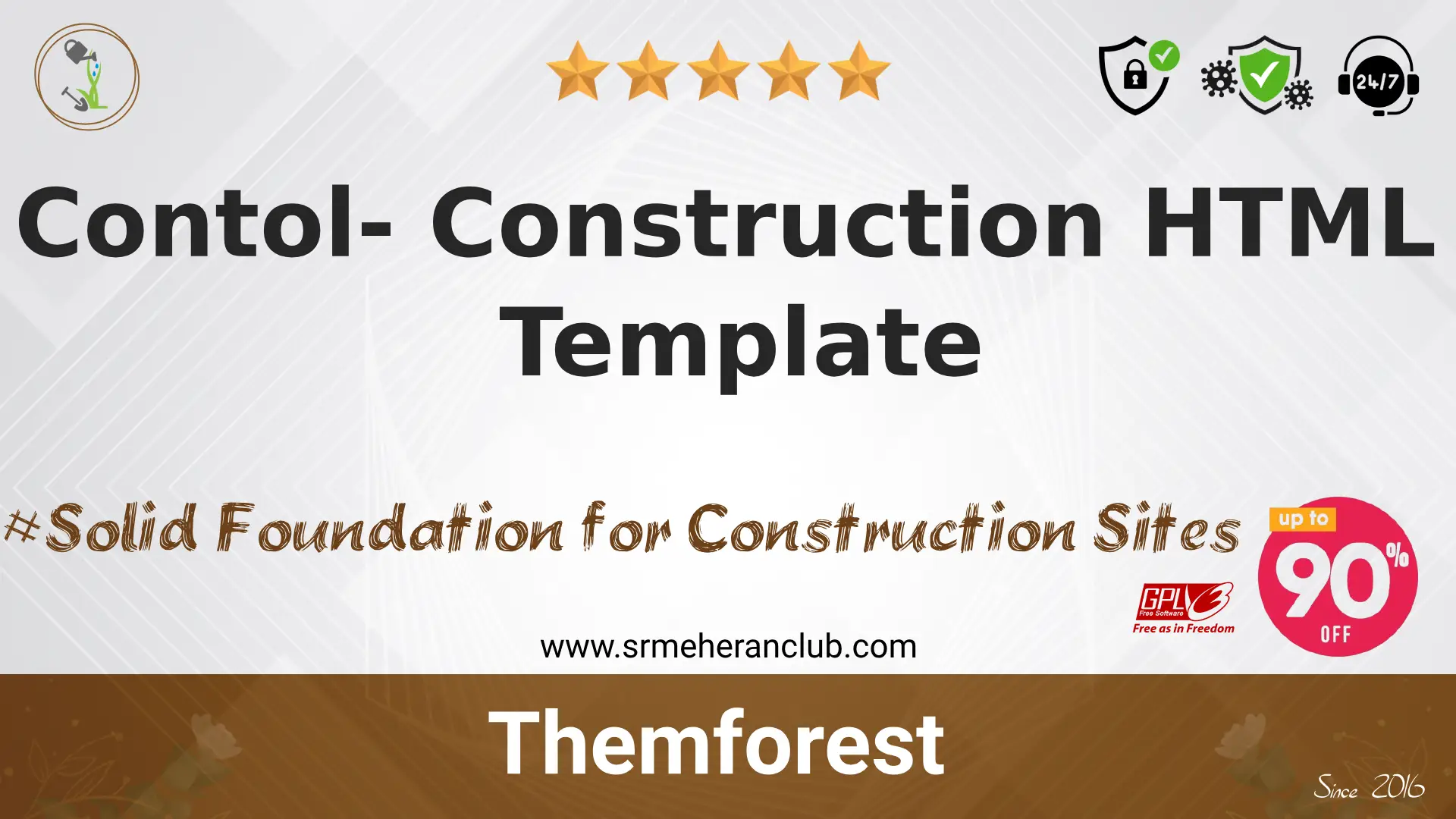 Contol- Construction HTML Template — Template by Themeforest