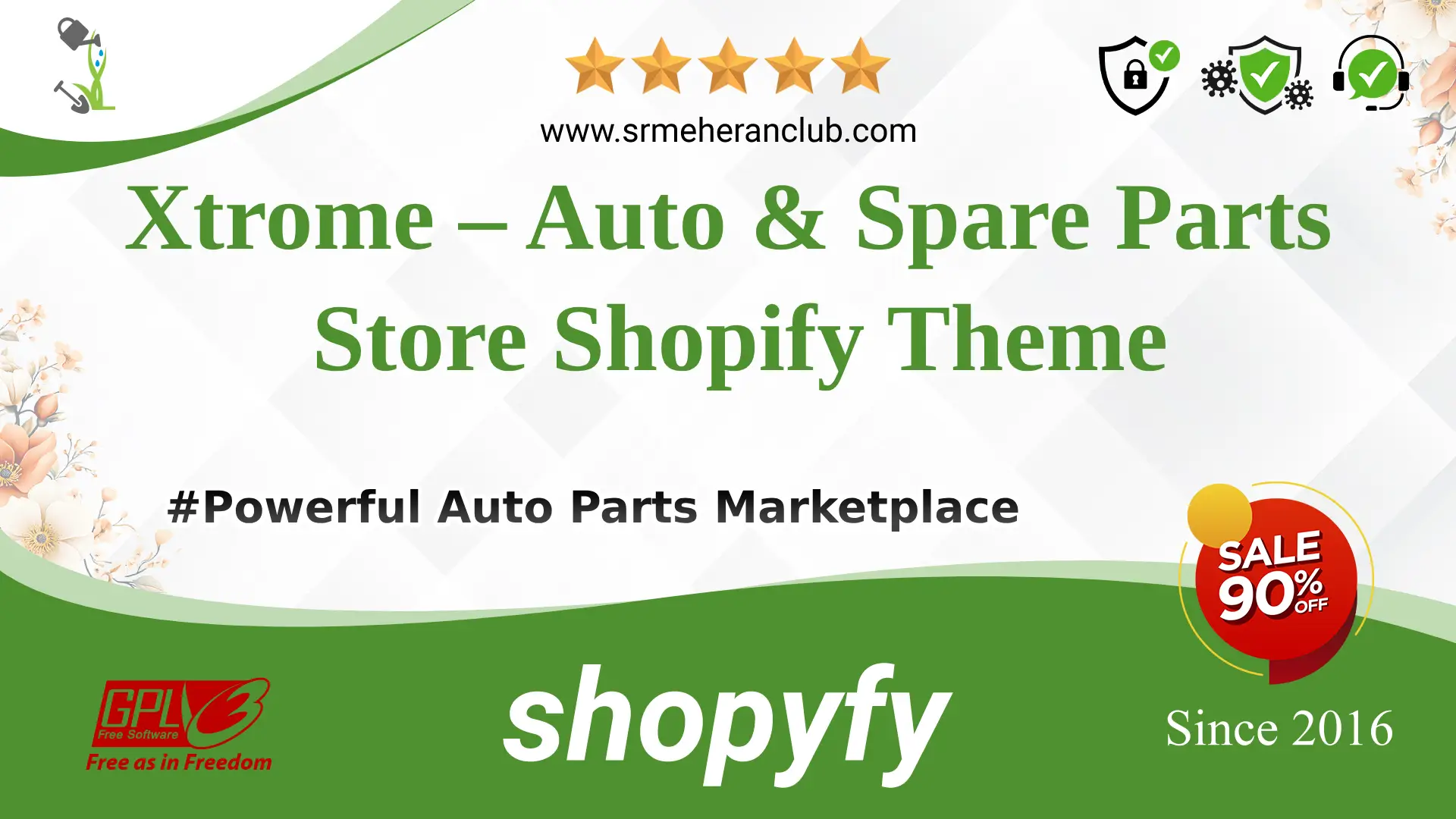 Xtrome – Auto & Spare Parts Store Shopify Theme — Theme by Templatemonster