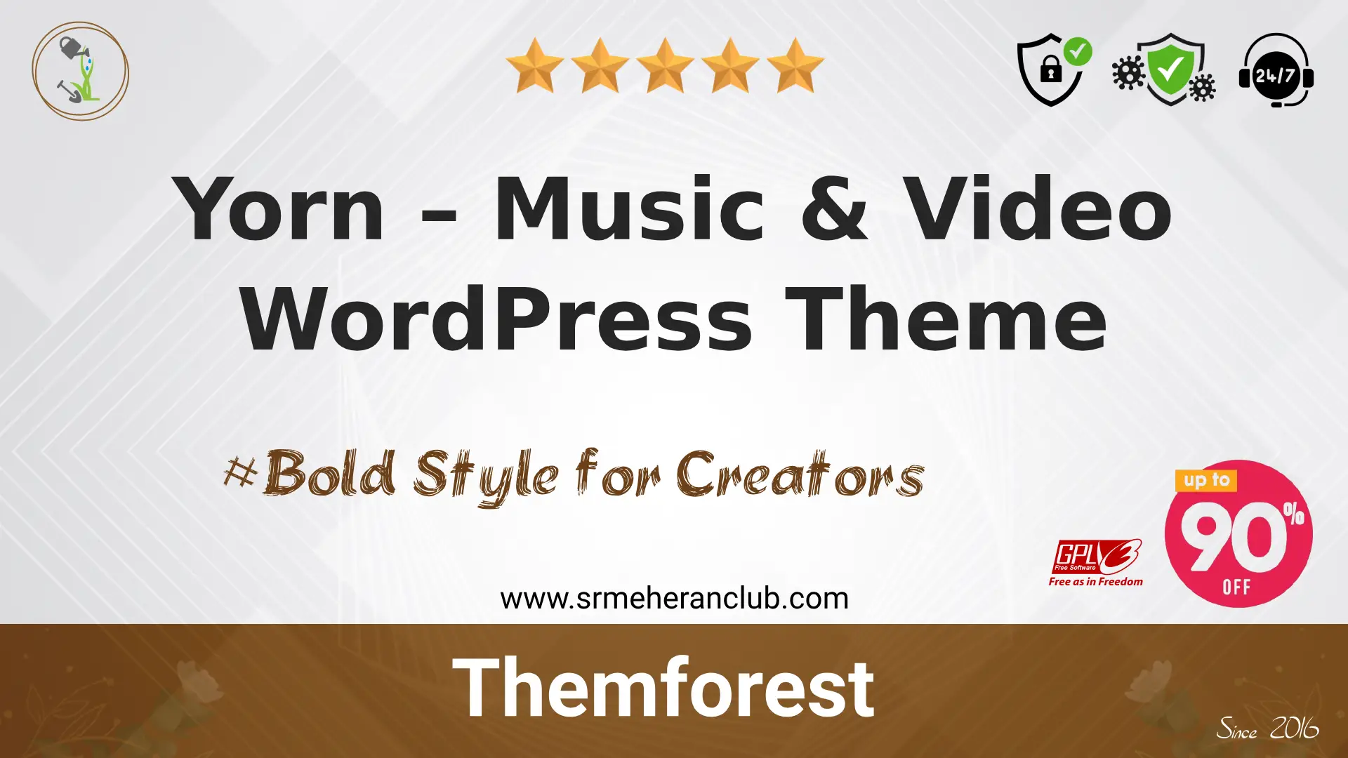 Yorn – Music & Video WordPress Theme