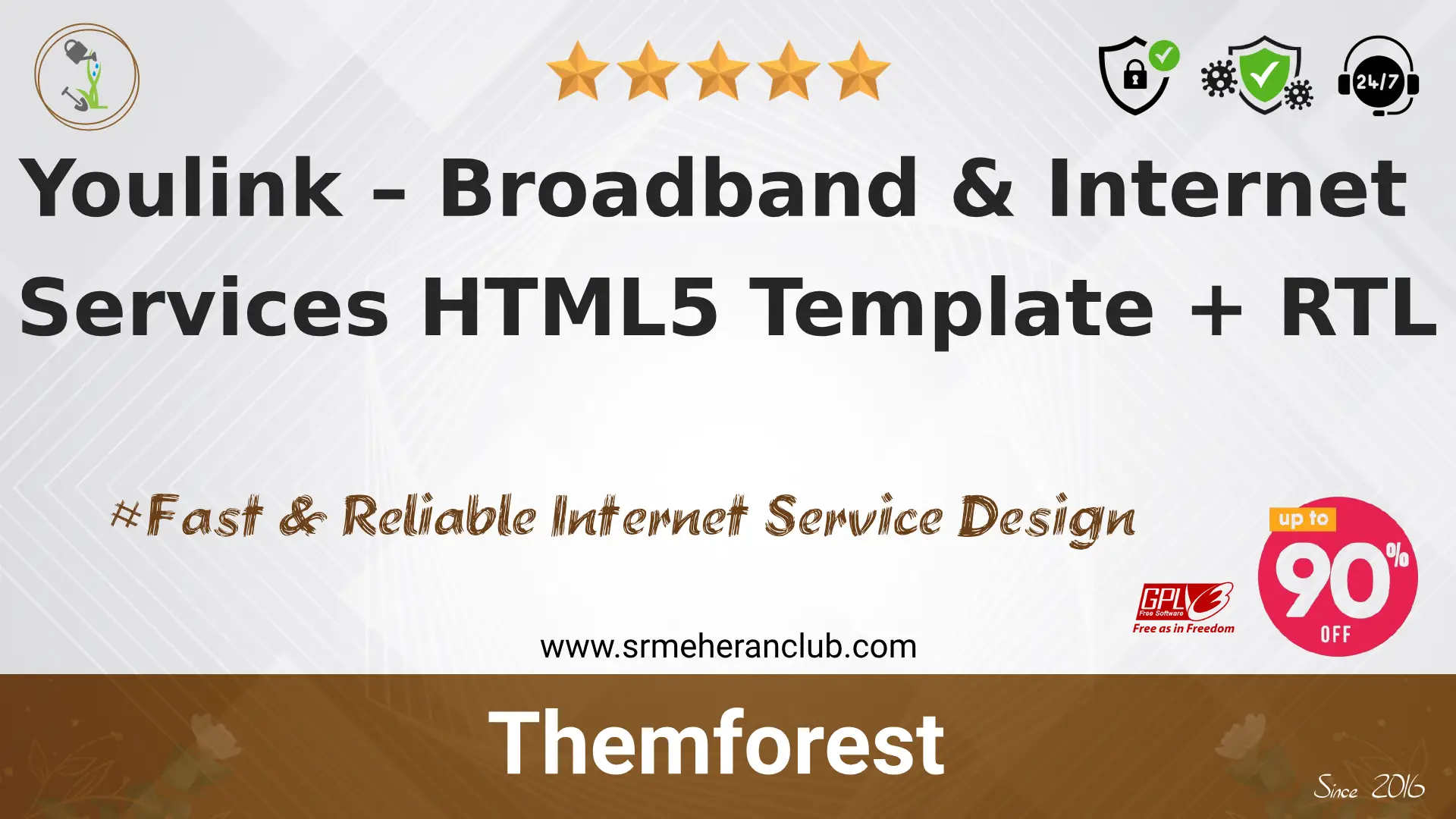 Youlink – Broadband & Internet Services HTML5 Template + RTL — Template by Themeforest