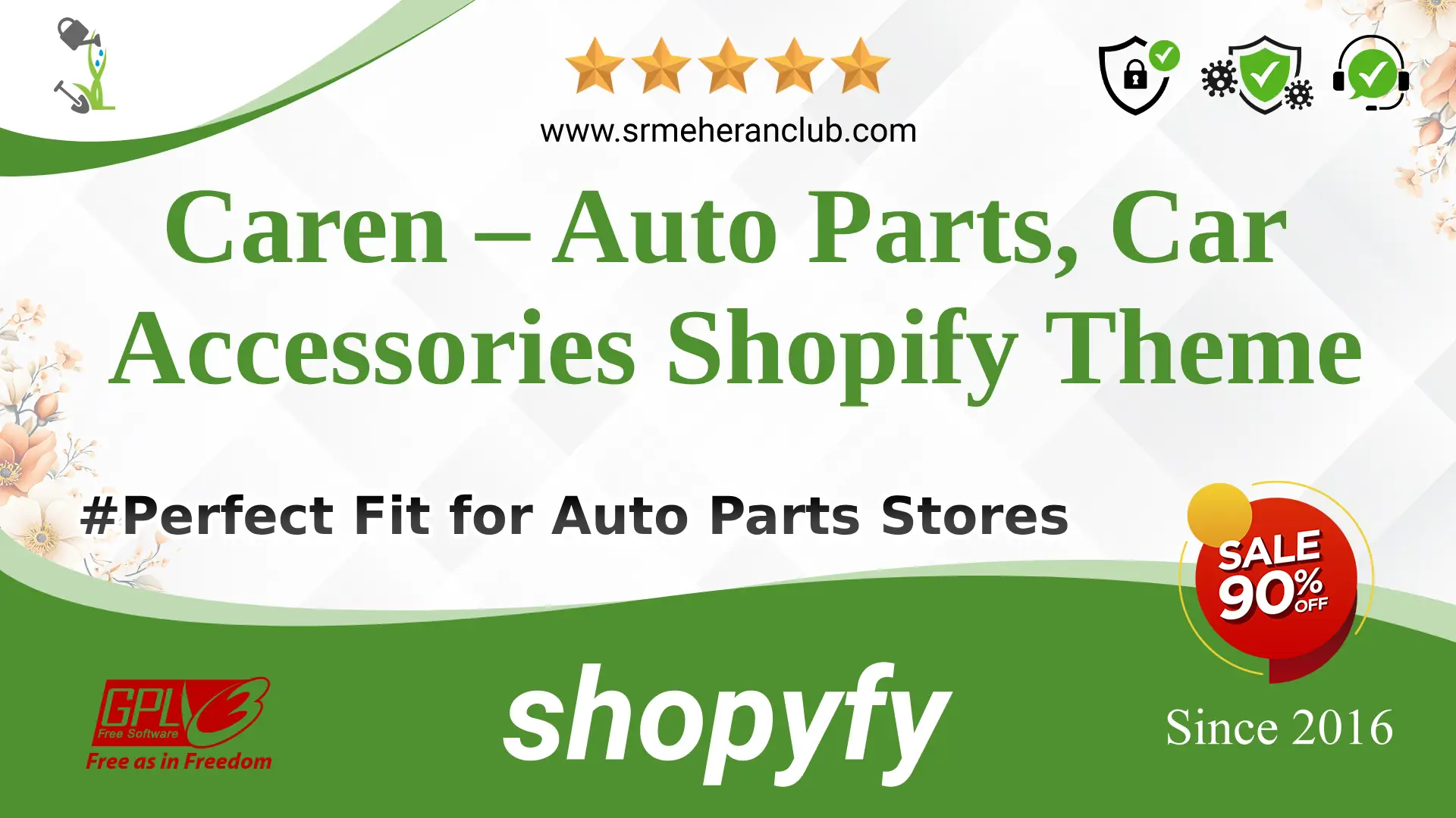 Caren – Auto Parts, Car Accessories Shopify Theme — Theme by Templatemonster